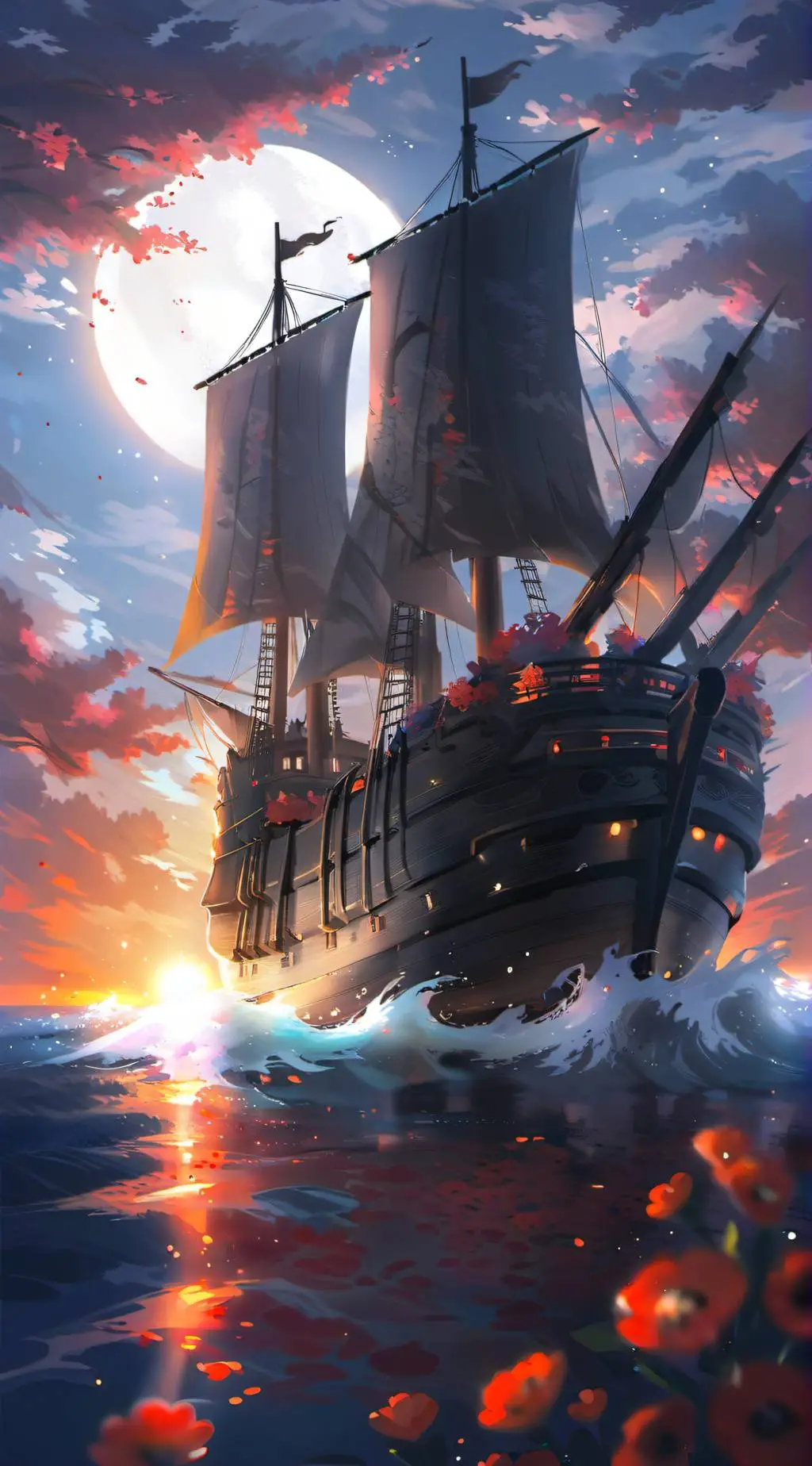 ai character: Siren Eclipse background