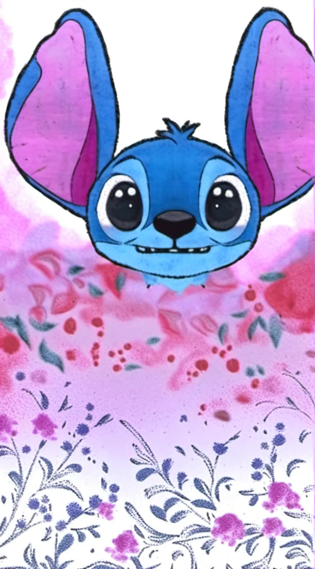 ai character: stitch background
