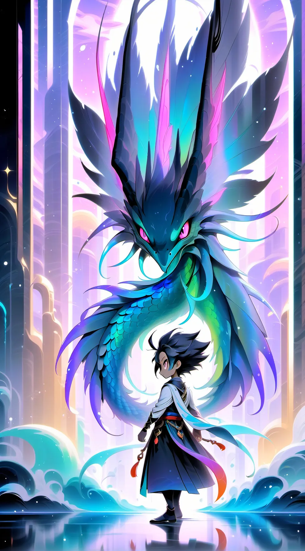 ai character: ♡☆1-A♤◇ background