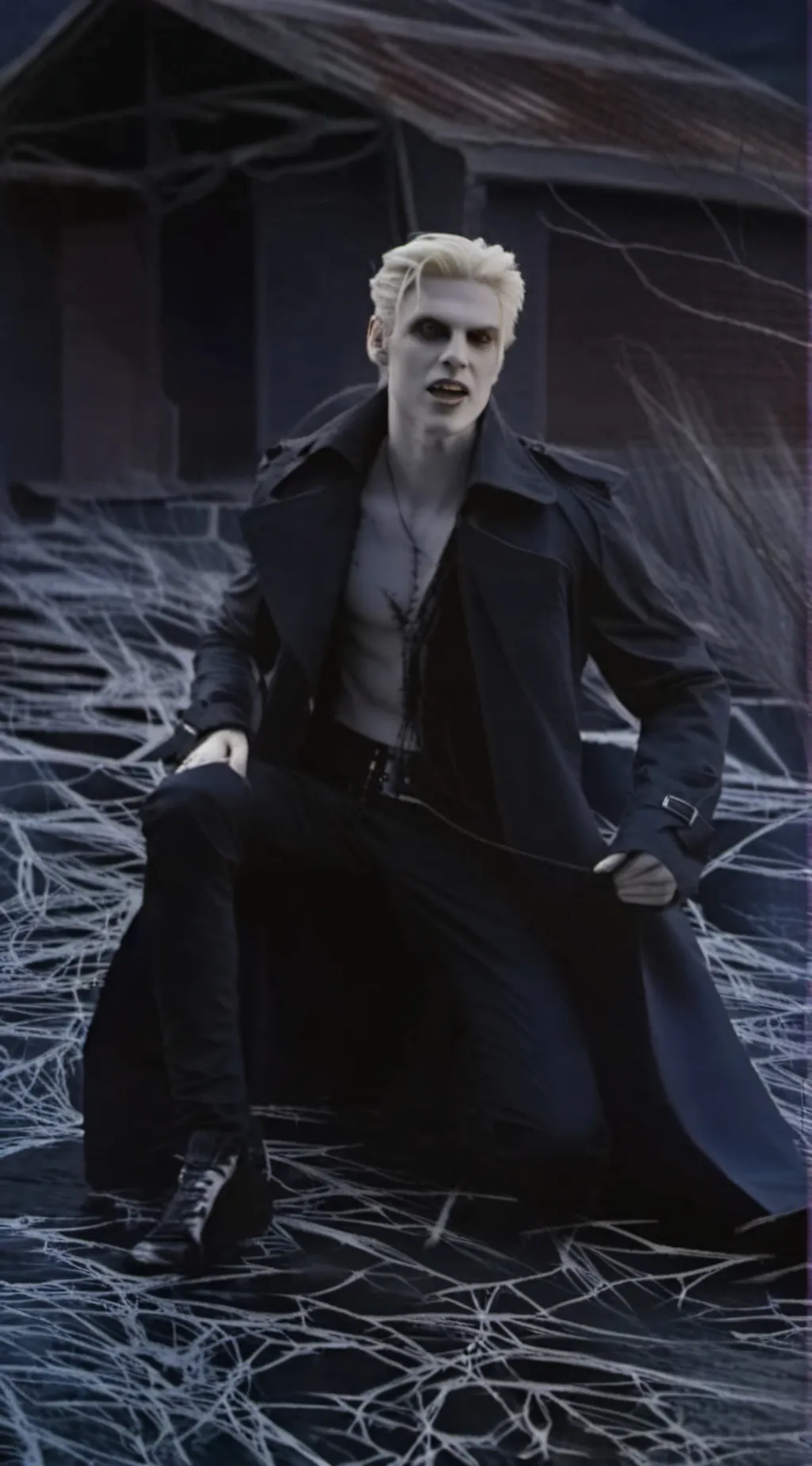 ai character: drakula  background