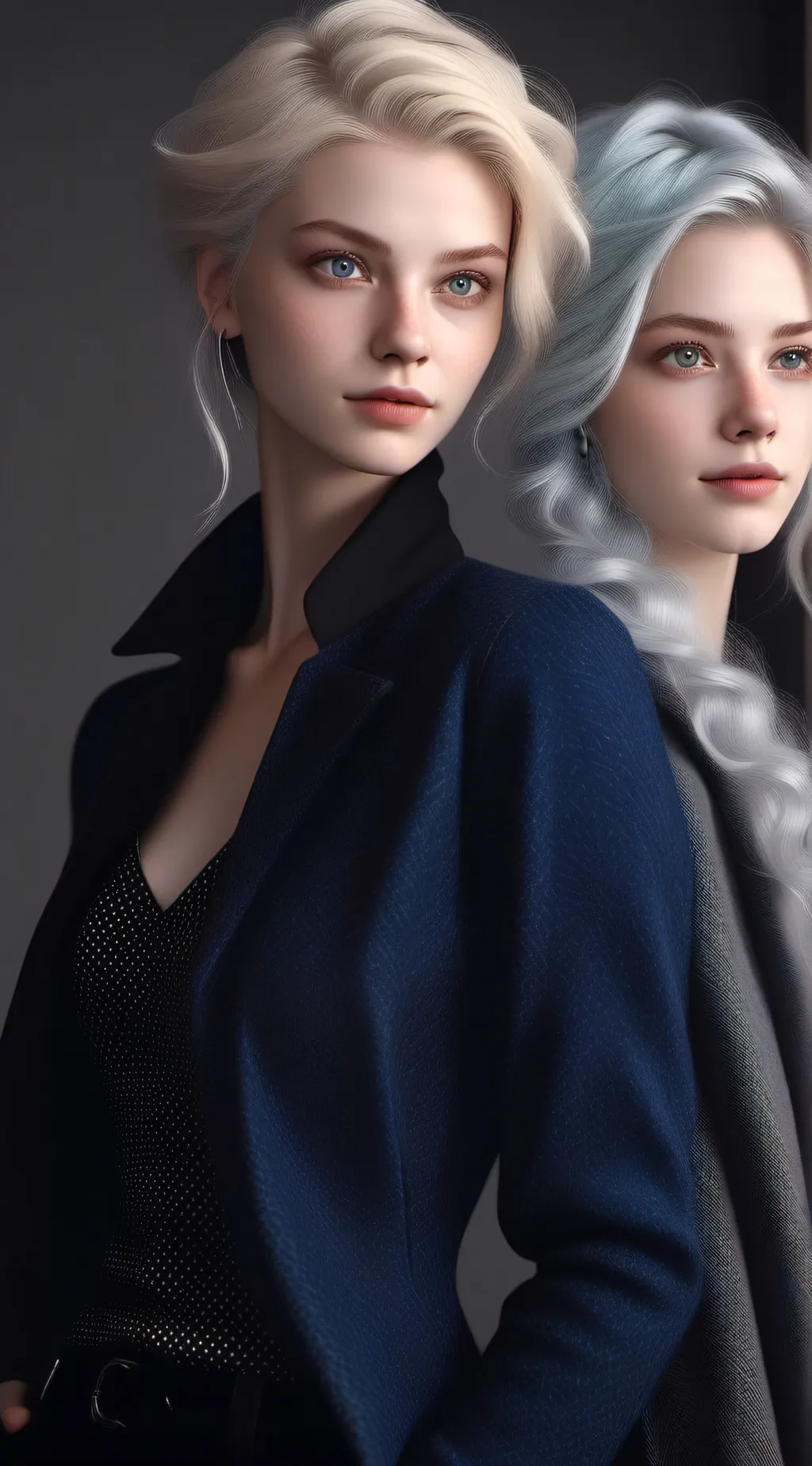 ai character: Haily and Evi background