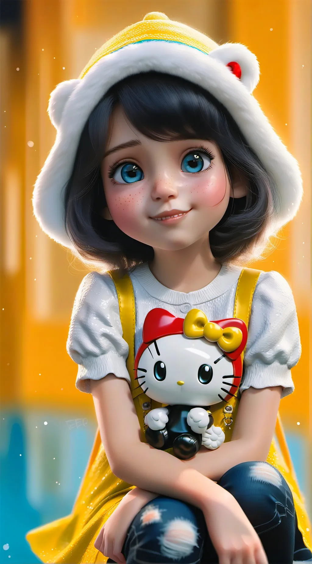 ai character: momo background