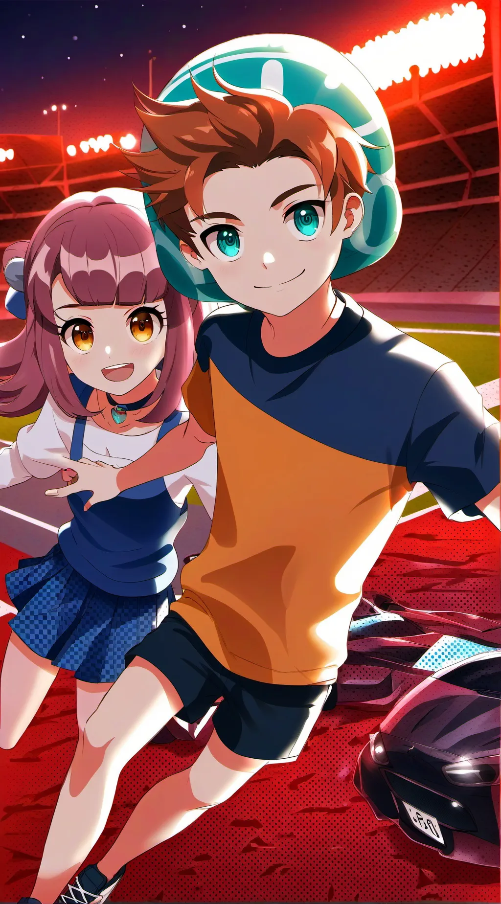 ai character: Rocket league mini background