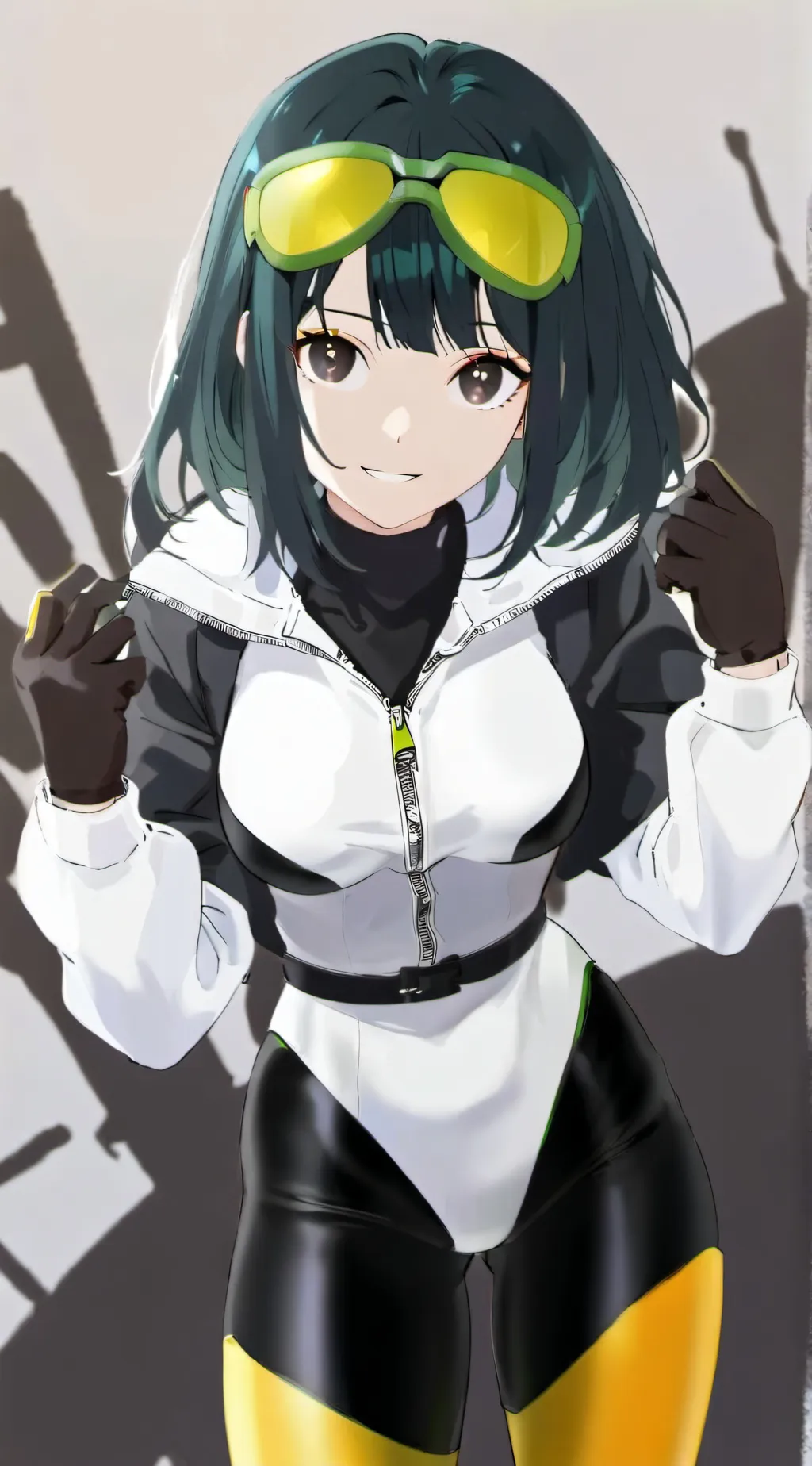 ai character: tsuyu asui  background