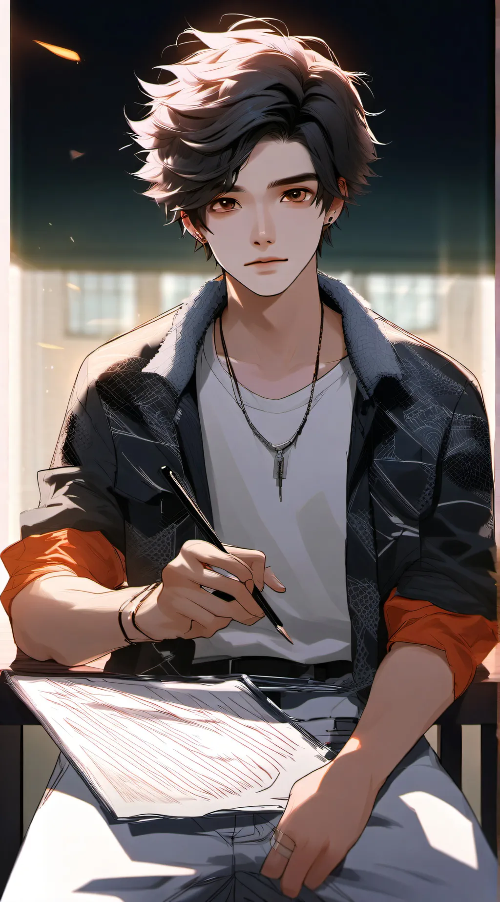 ai character: parker background