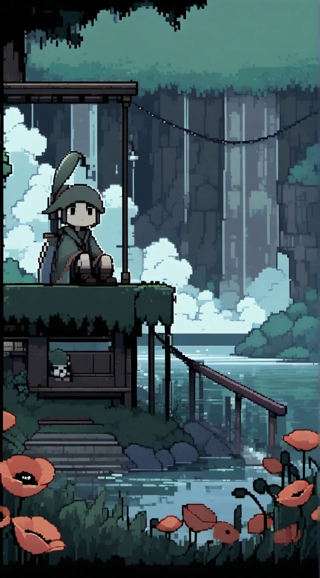 ai character: FLAPPY BIRD:D background