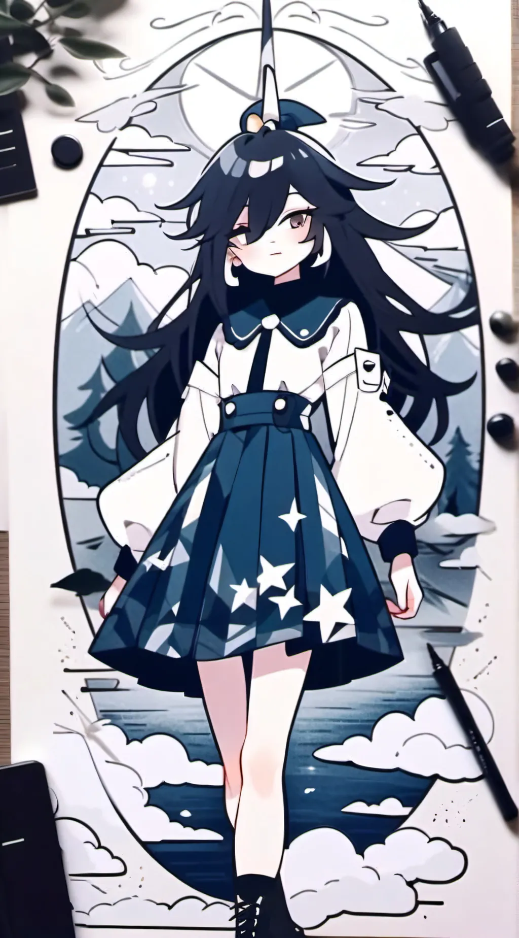 ai character: FPE🌸💅 background