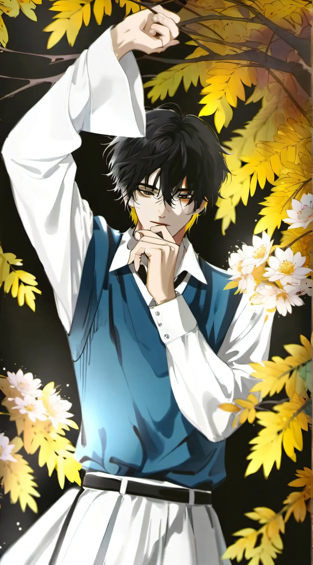 ai character: Ash background