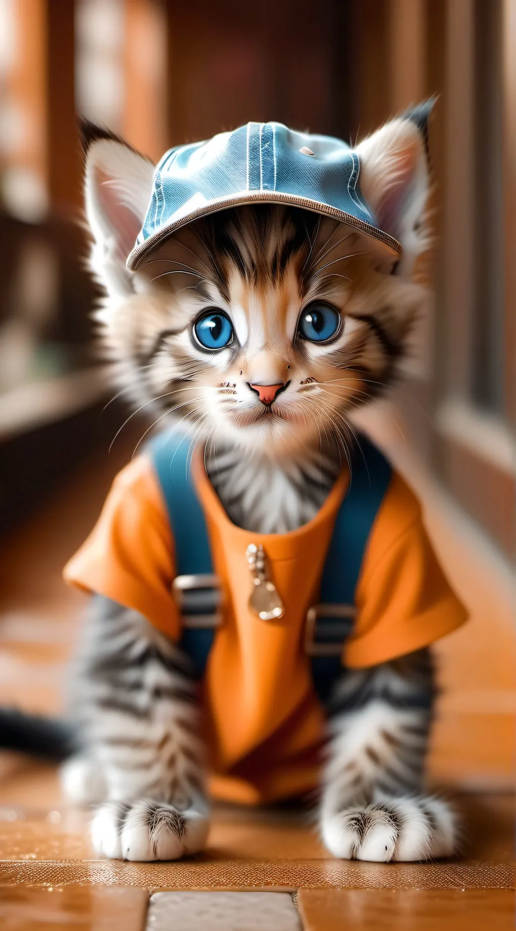 ai character: Kitty Jr. background