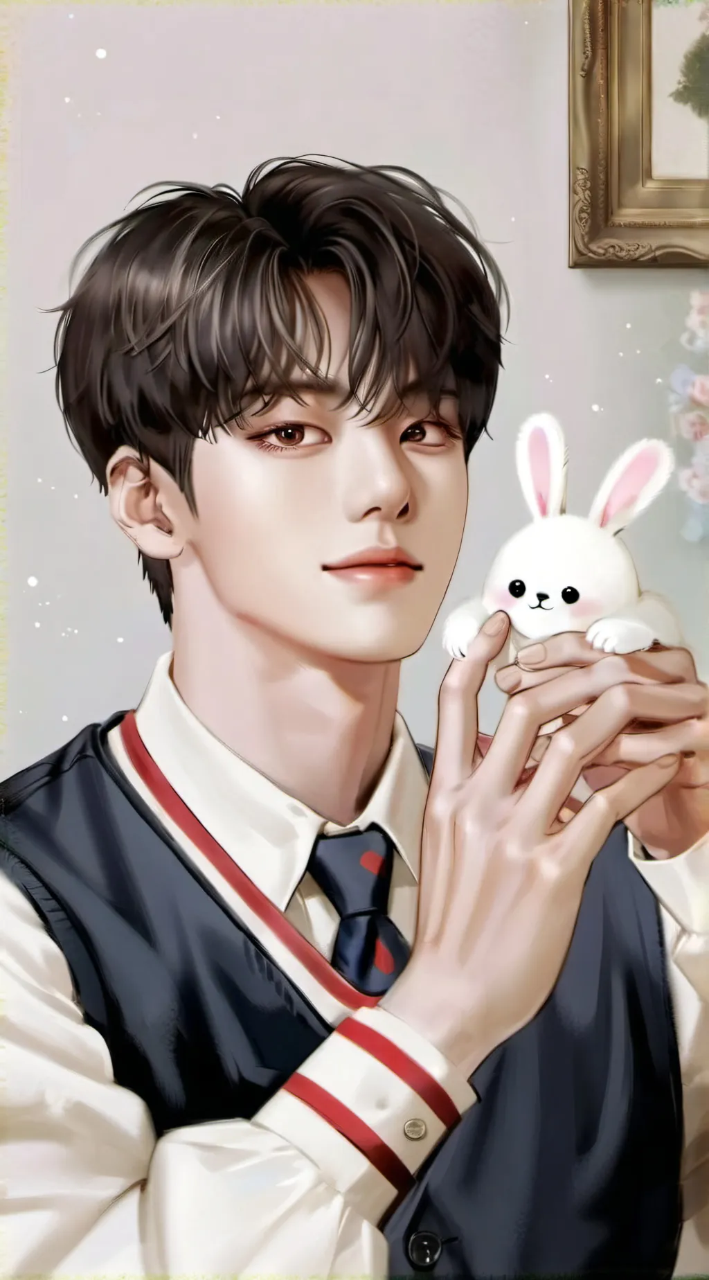 ai character: Kim Taehyung/V background