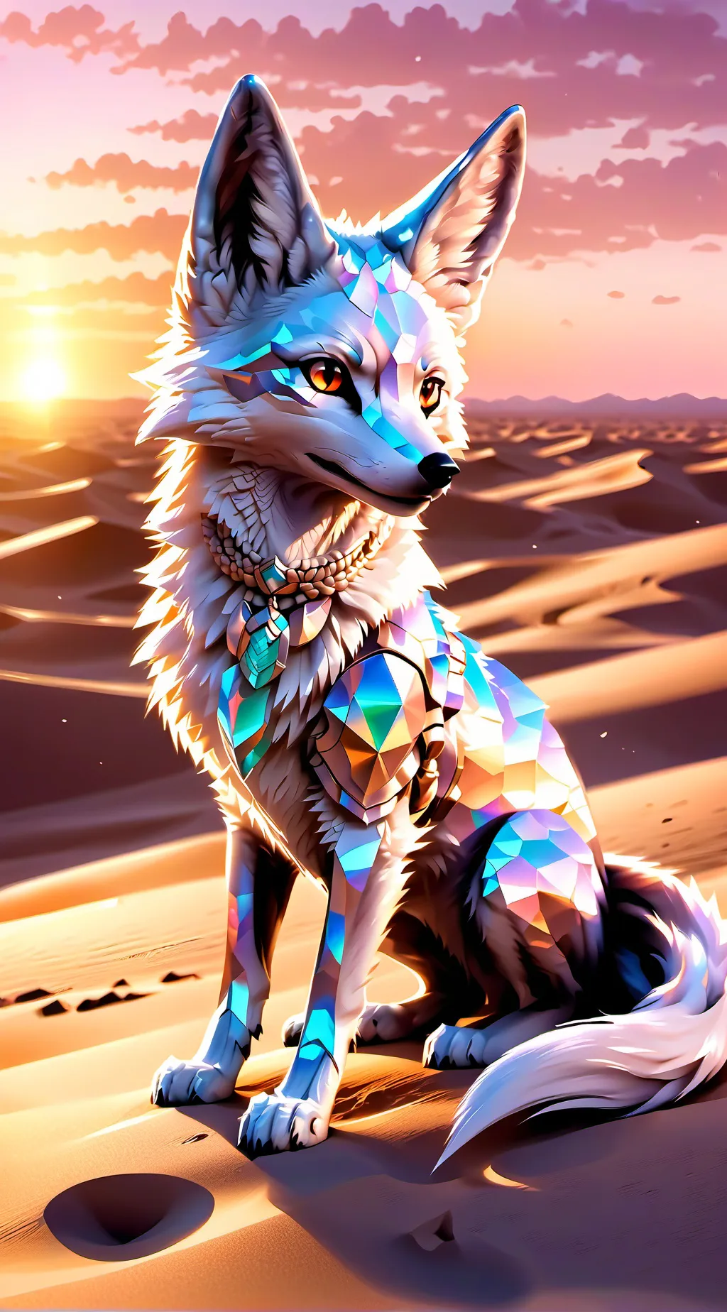 ai character: Aurora background