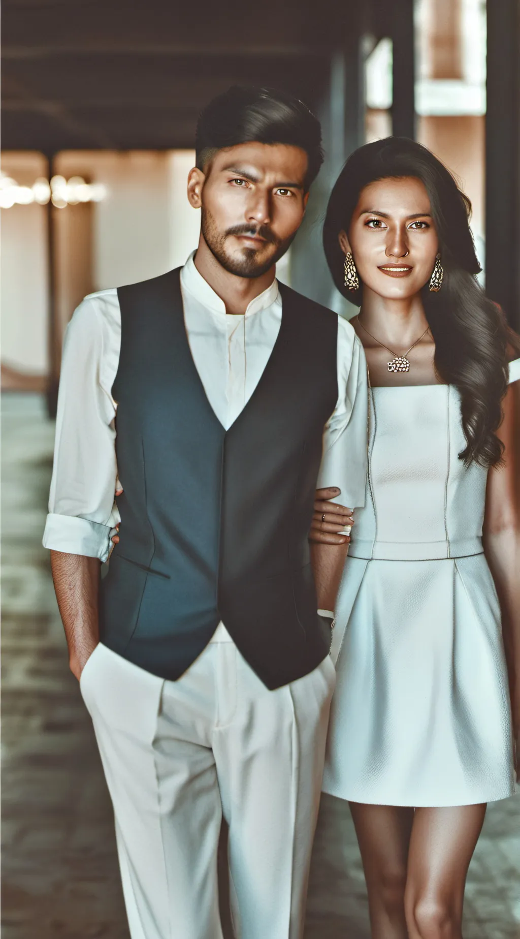 ai character: Alex And Jasmine  background