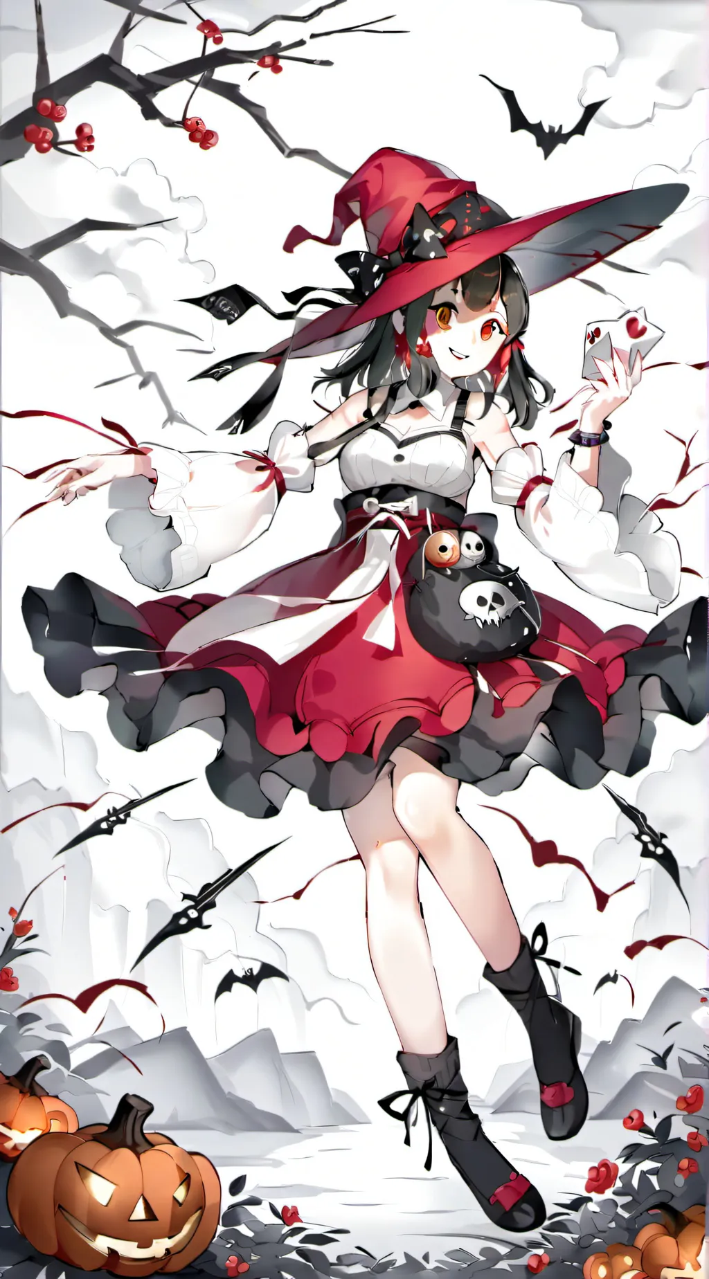 ai character: tadc horror movie background