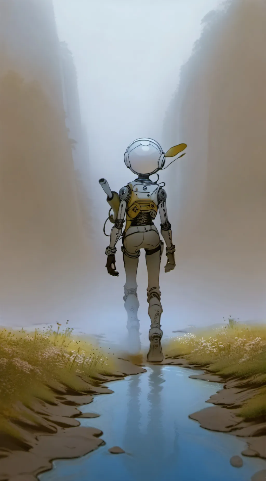 ai character: munder drone  background