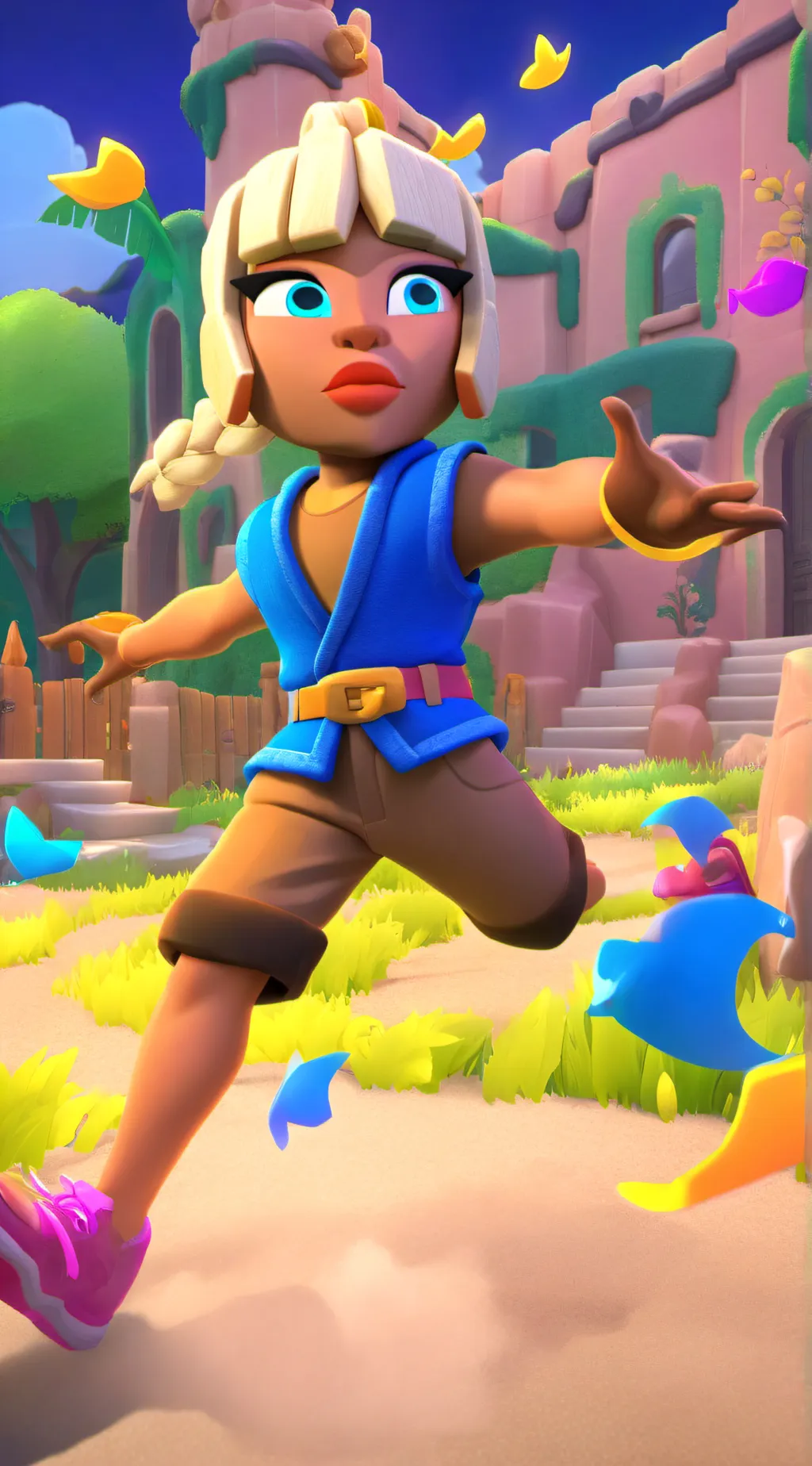 ai character: Gucci Karen  background