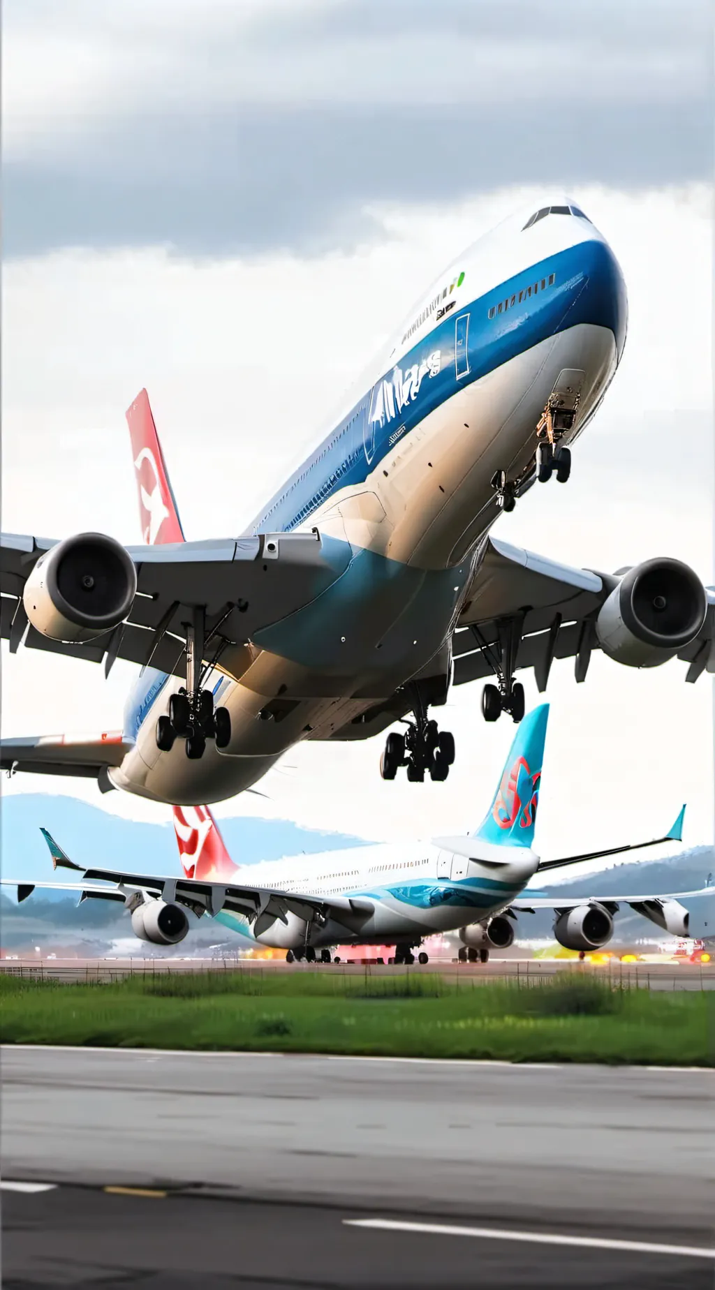 ai character: 747  background