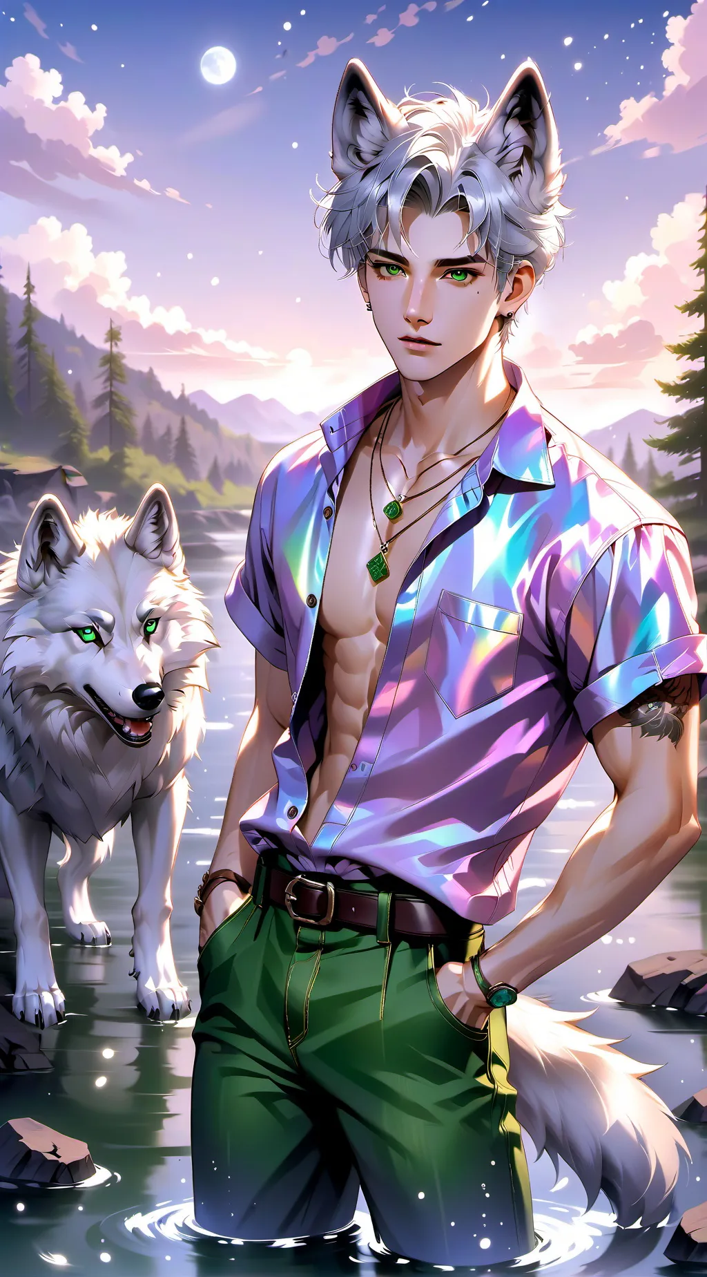 ai character: Kayden background