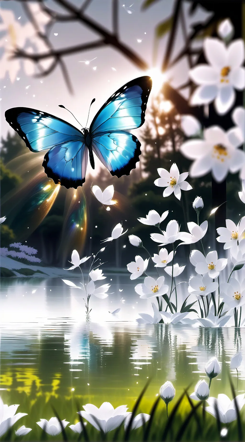 ai character: Rest here background