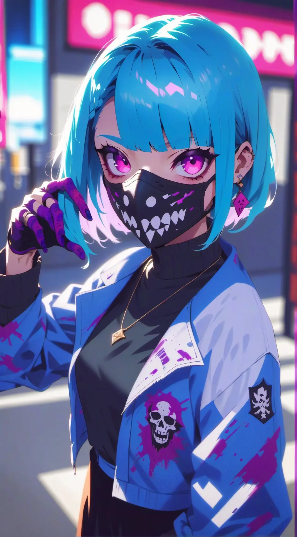 ai character: zoe background