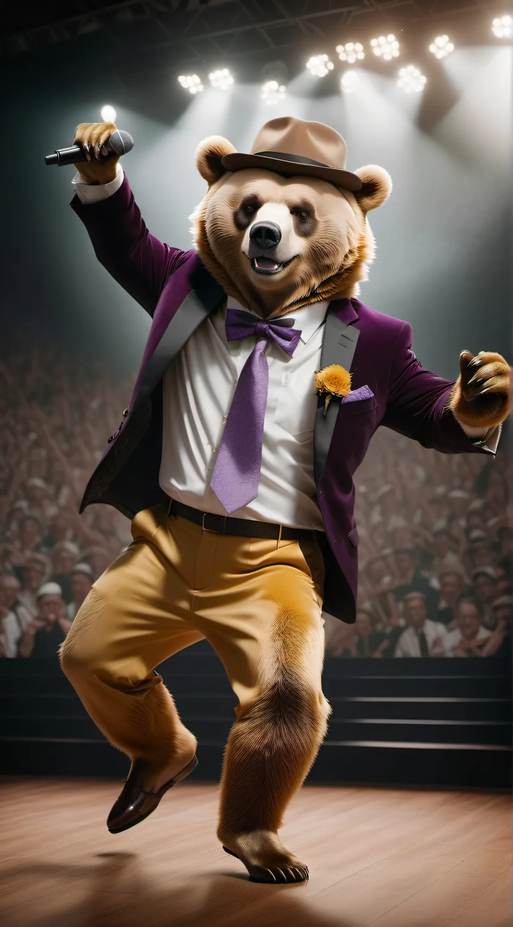 ai character: golden freddy background