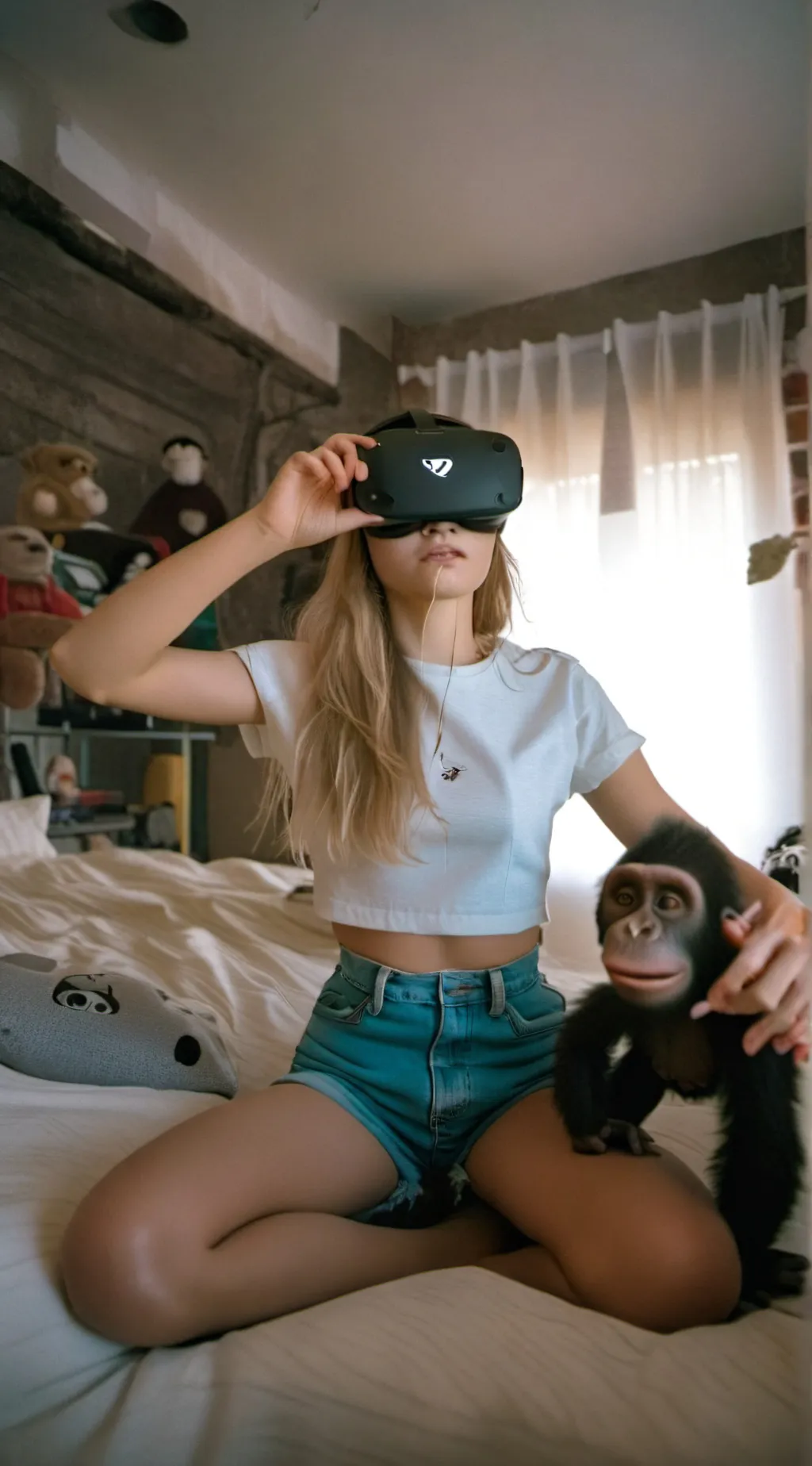 ai character: Leena Elston background