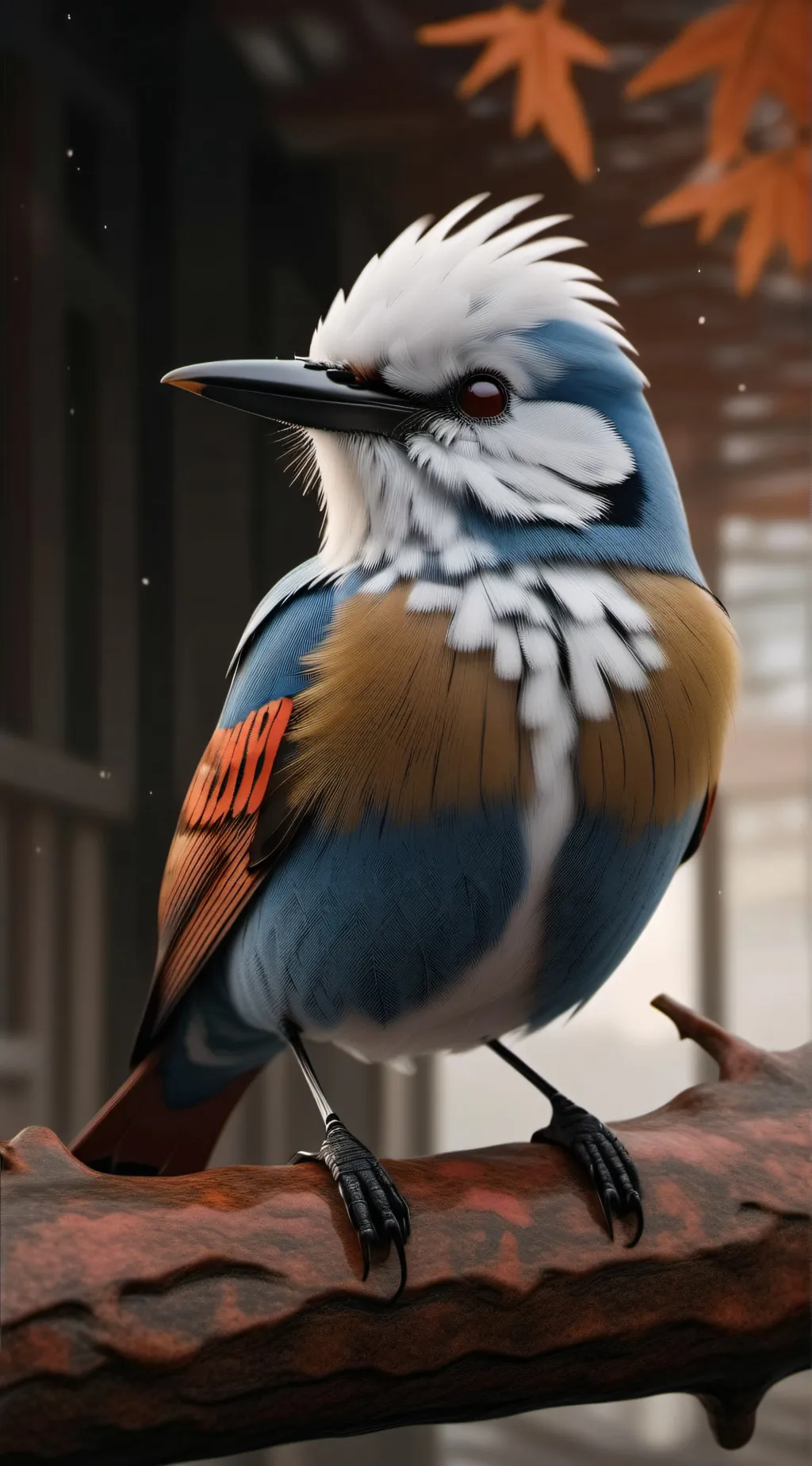 ai character: Bird  background