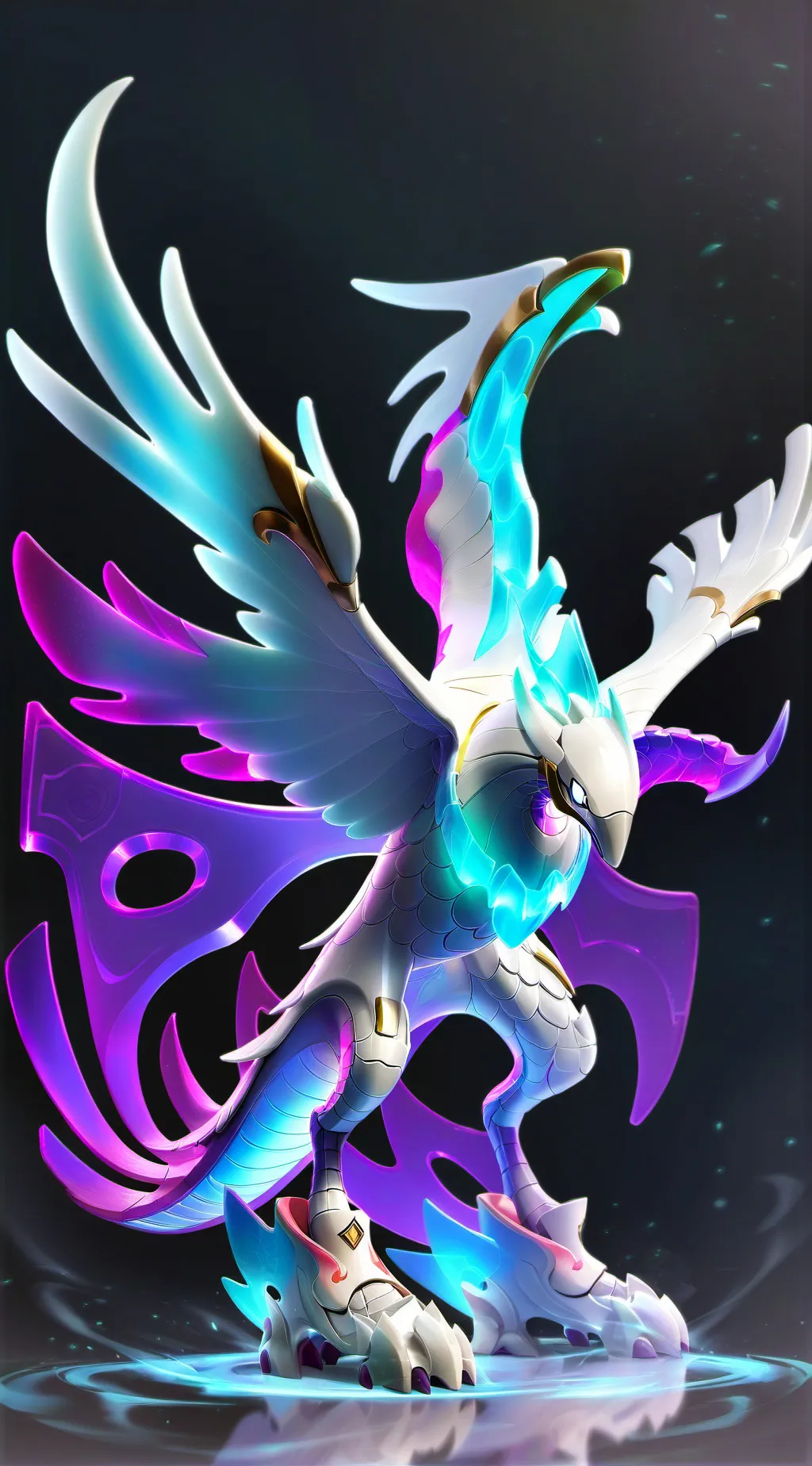 ai character: pokemon go lugia background