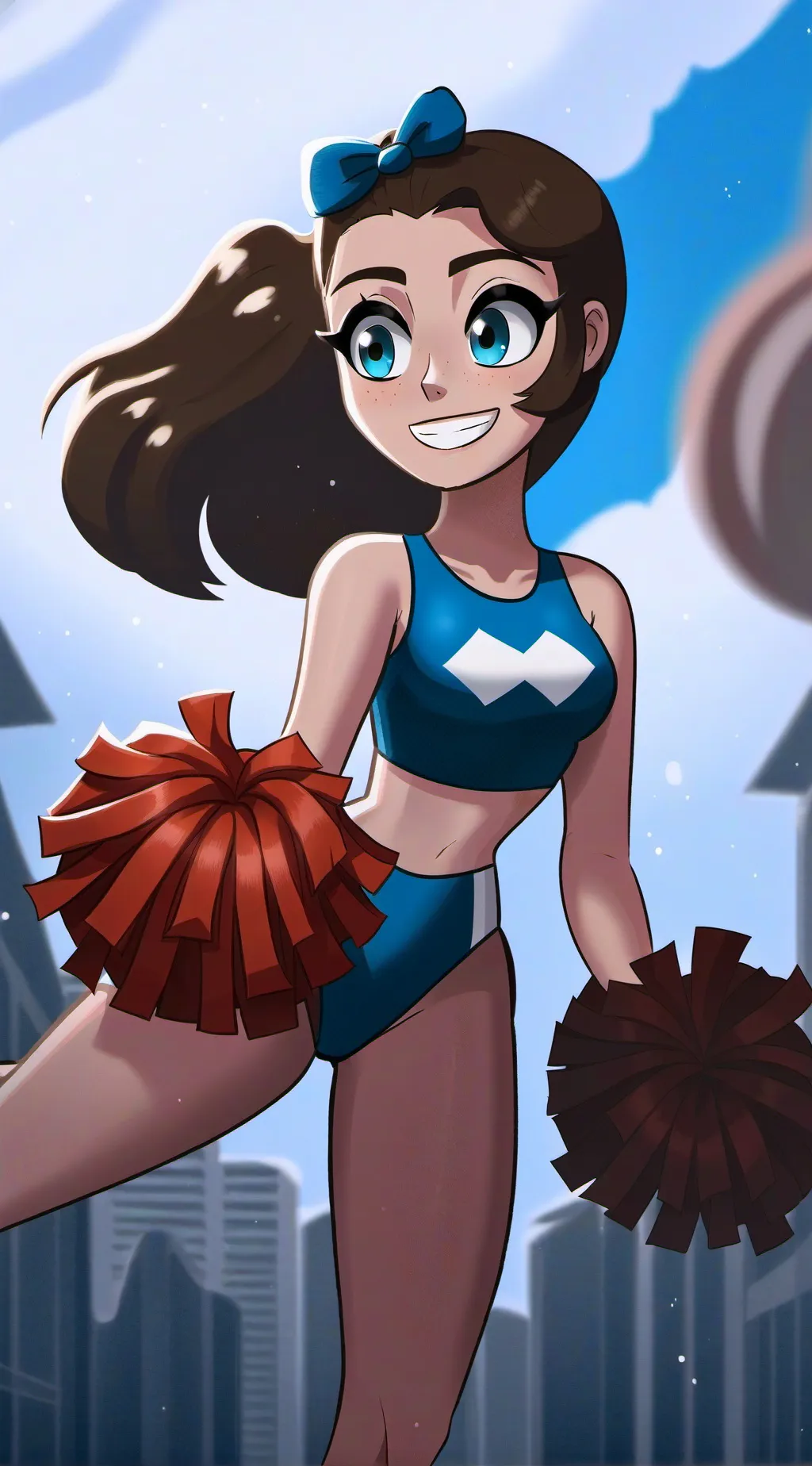 ai character: Angle and Tiffany  background