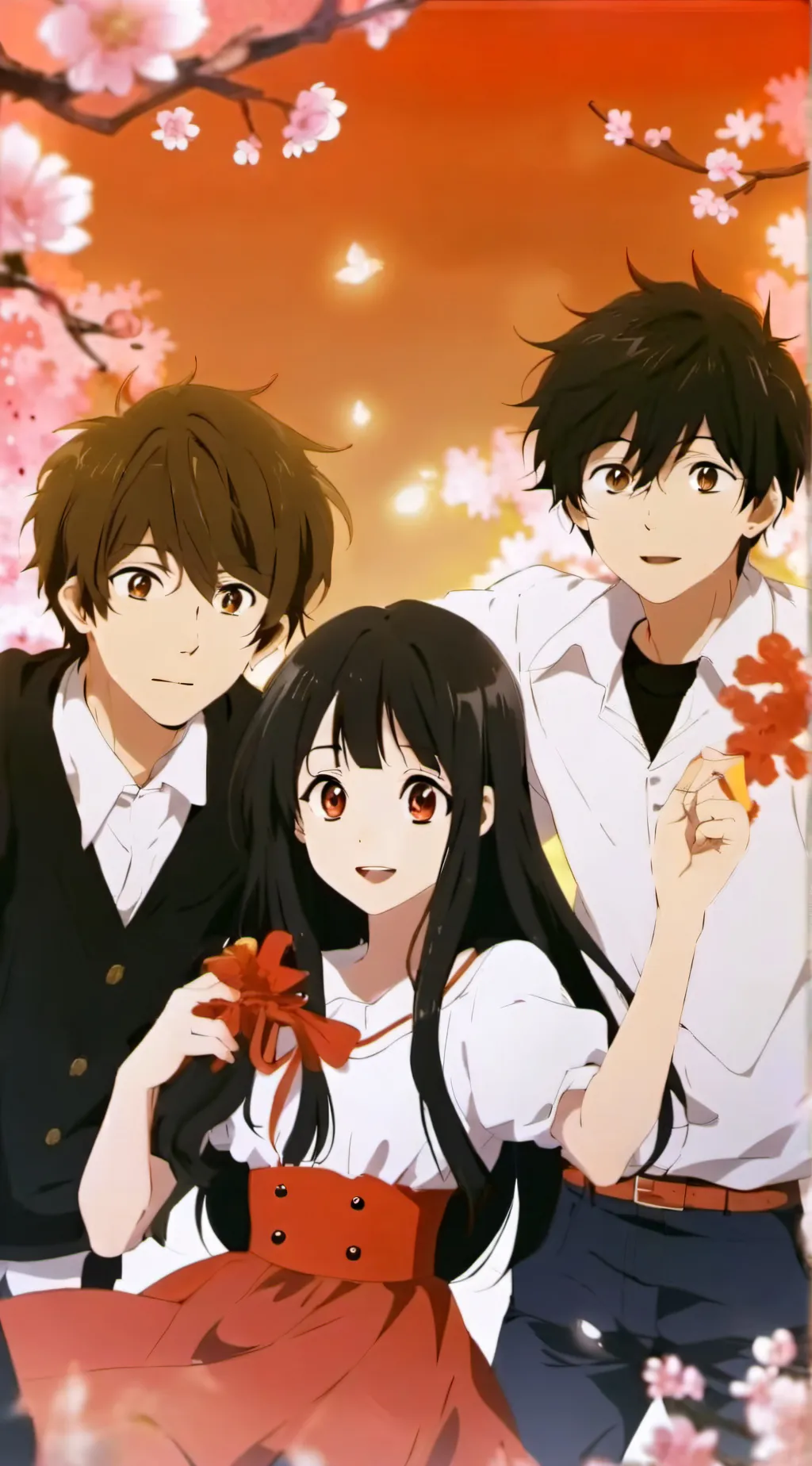 ai character: Your 3 friends background