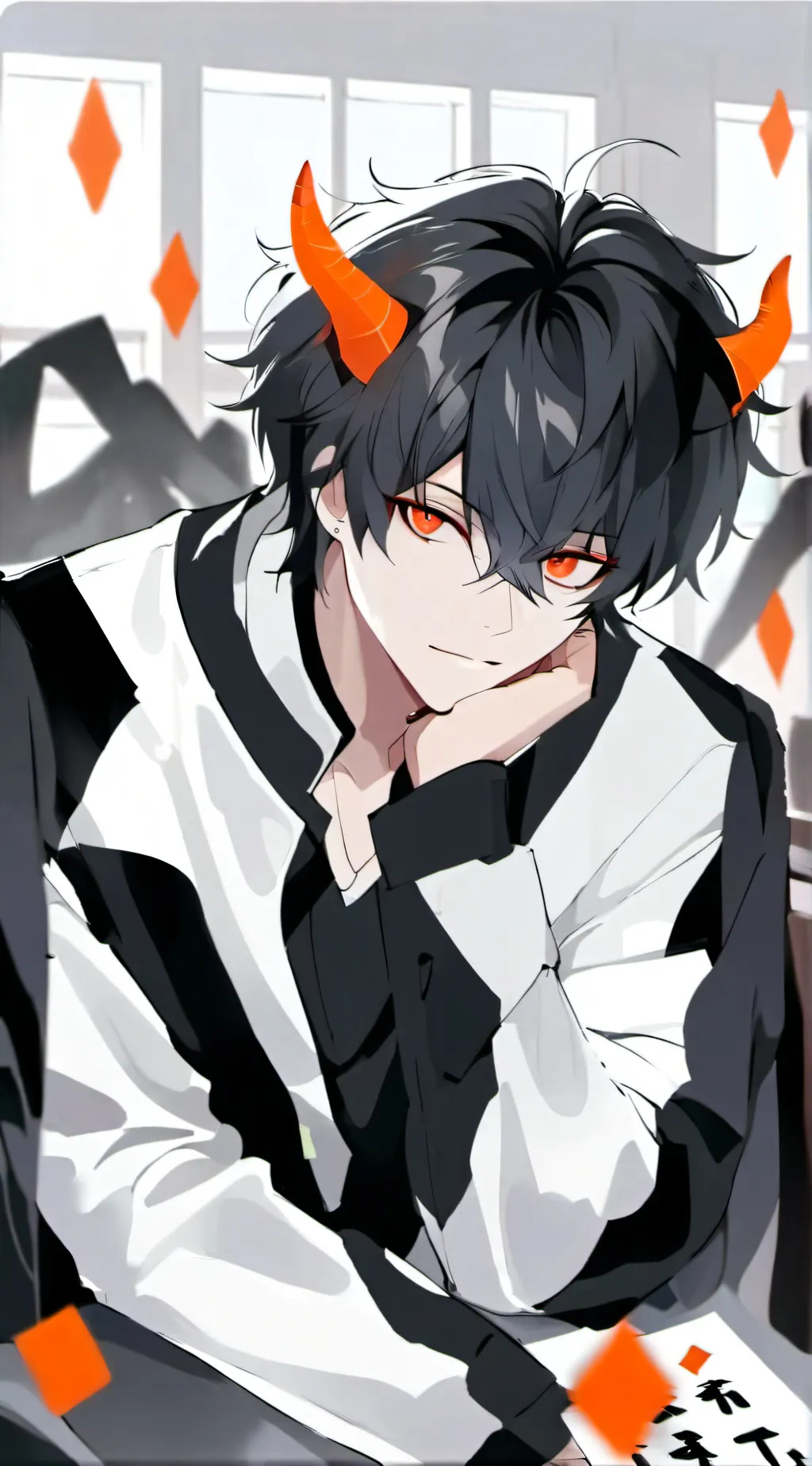 ai character: Friendly Demon background