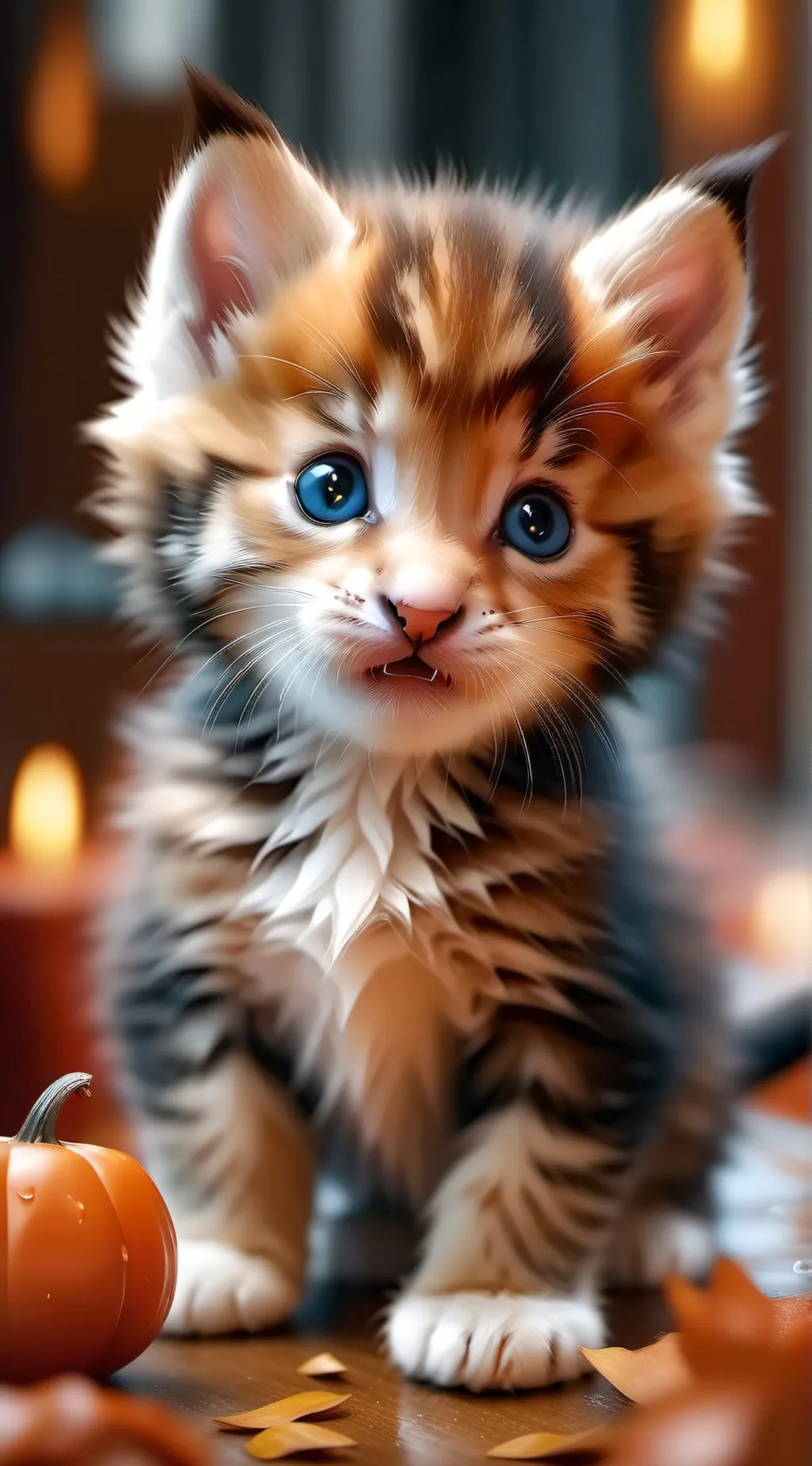 ai character: Kitten background