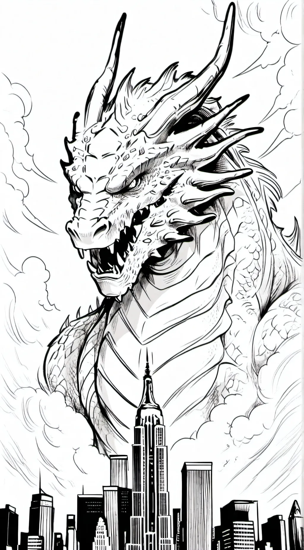 ai character: dragon background