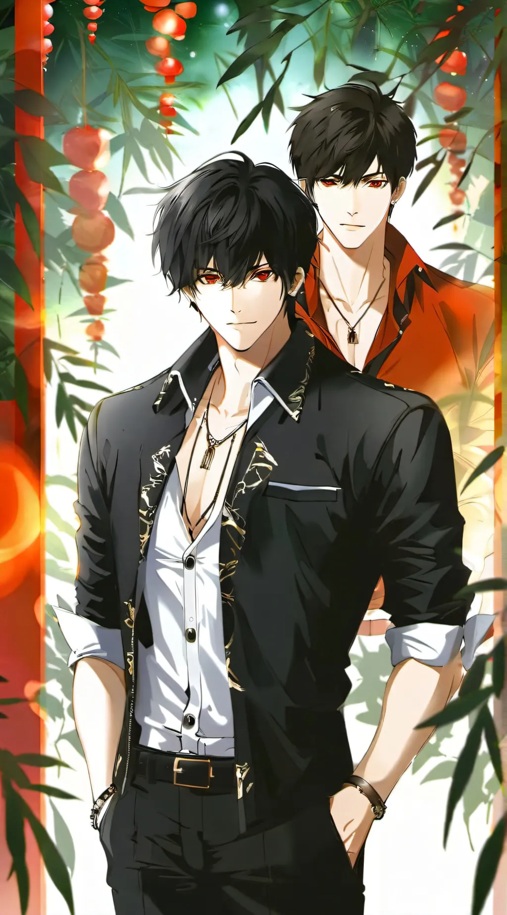 ai character: ~Axel & Xavier~ background