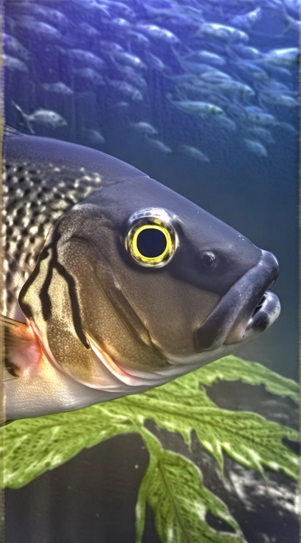 ai character: Ur fish background