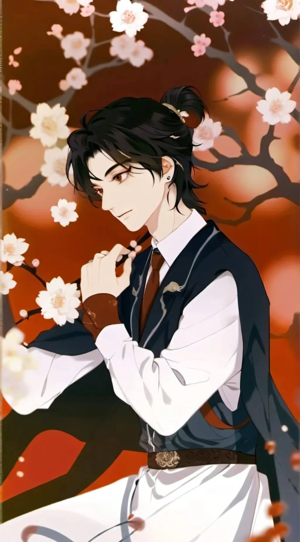 ai character: Bakugo x deku background