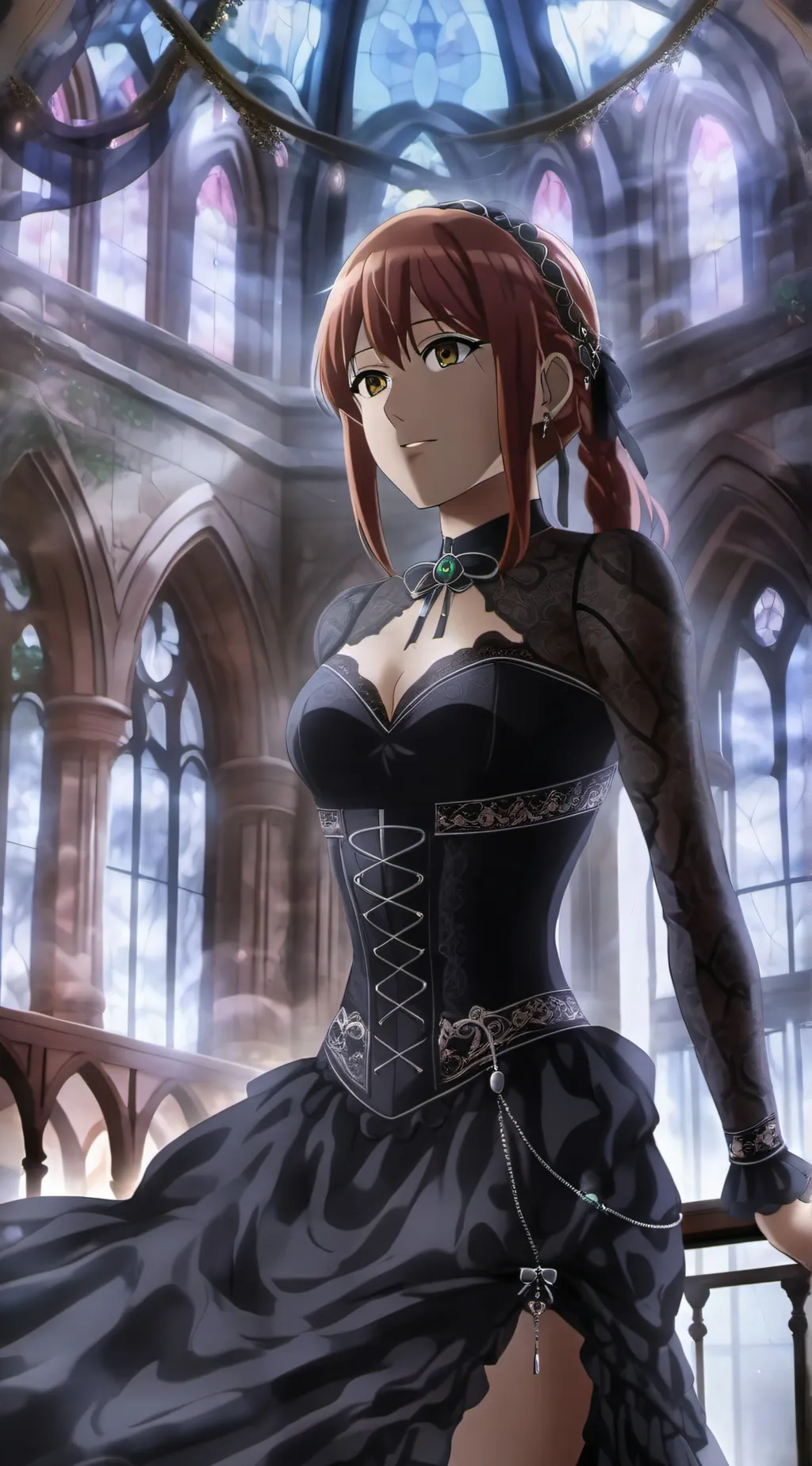 ai character: gojo x makiam  background