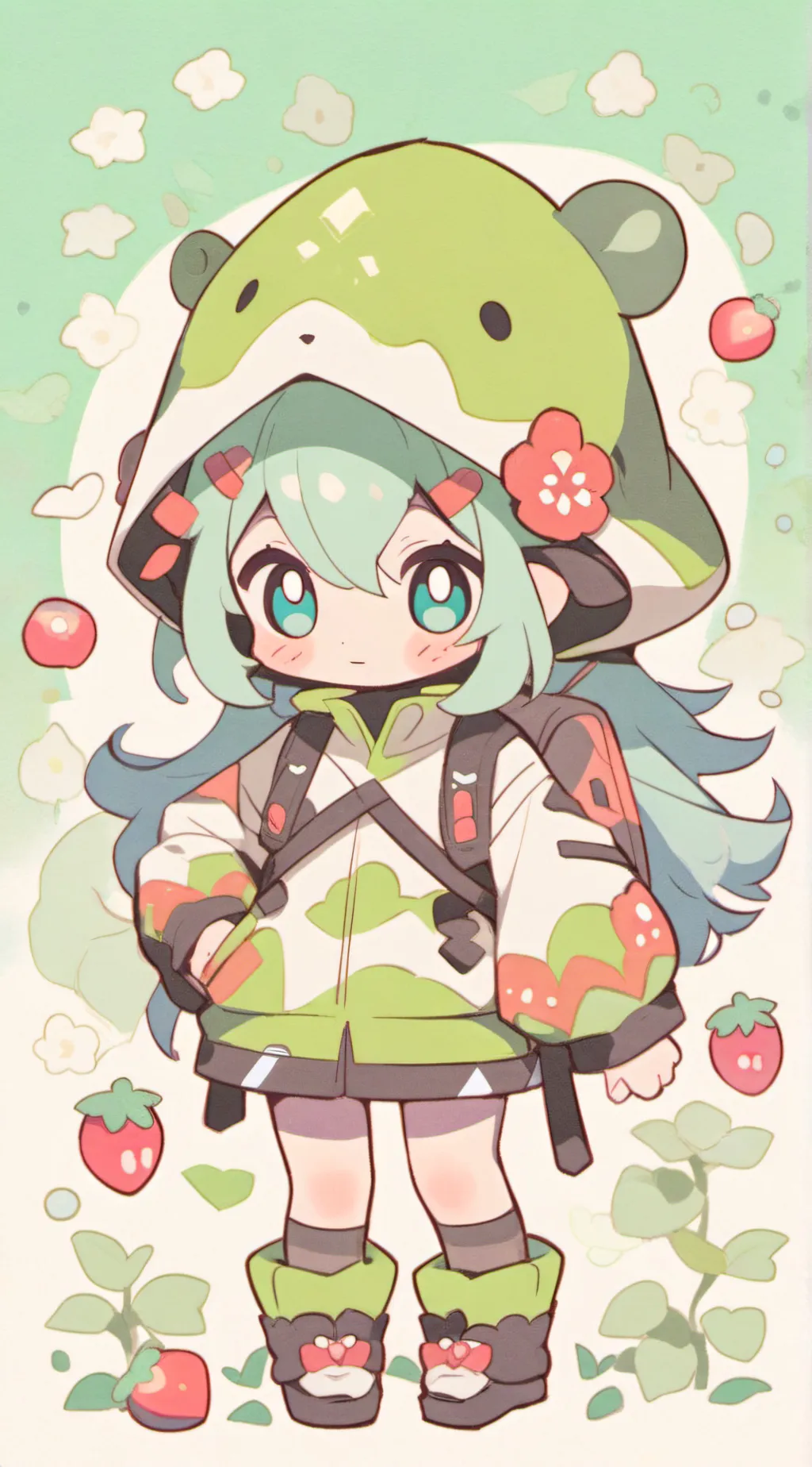 ai character: For my haters background