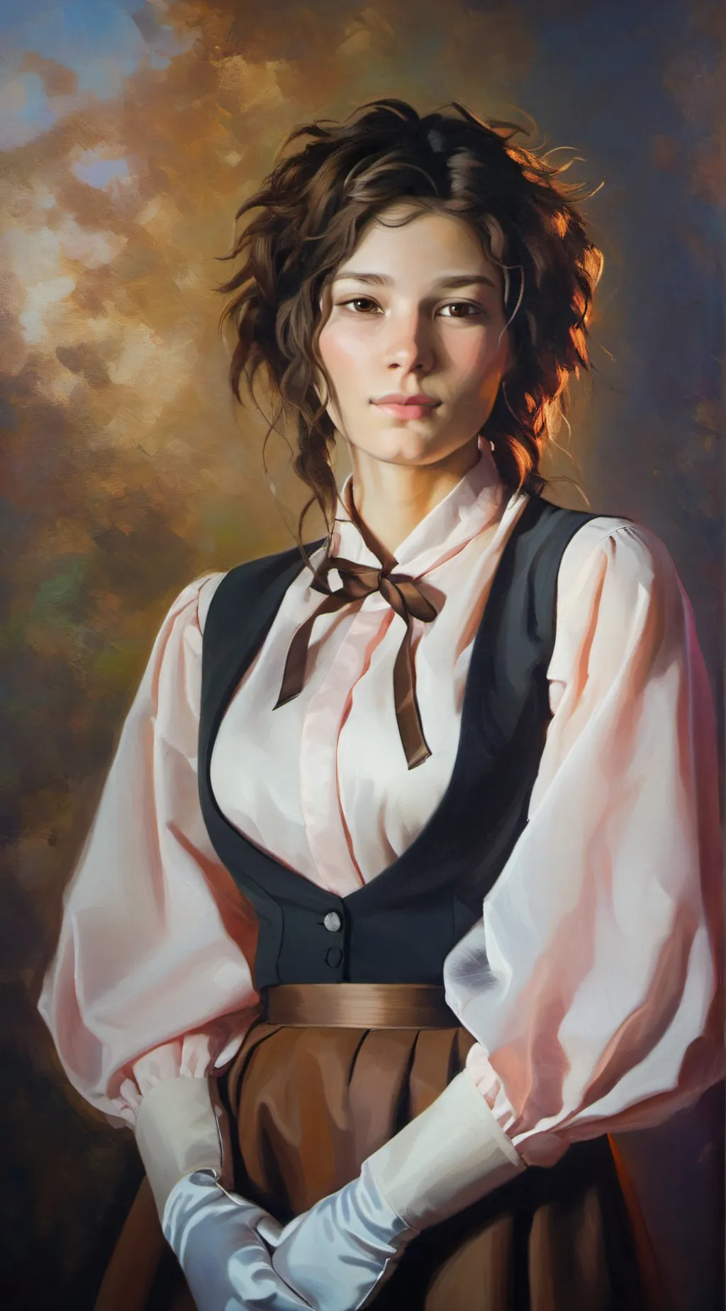 ai character: Harriet Davenport  background