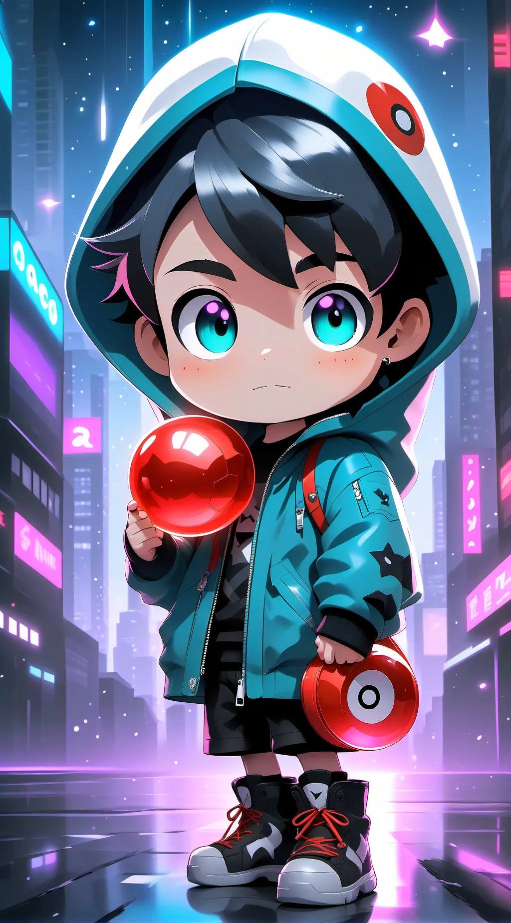 ai character: Deku background