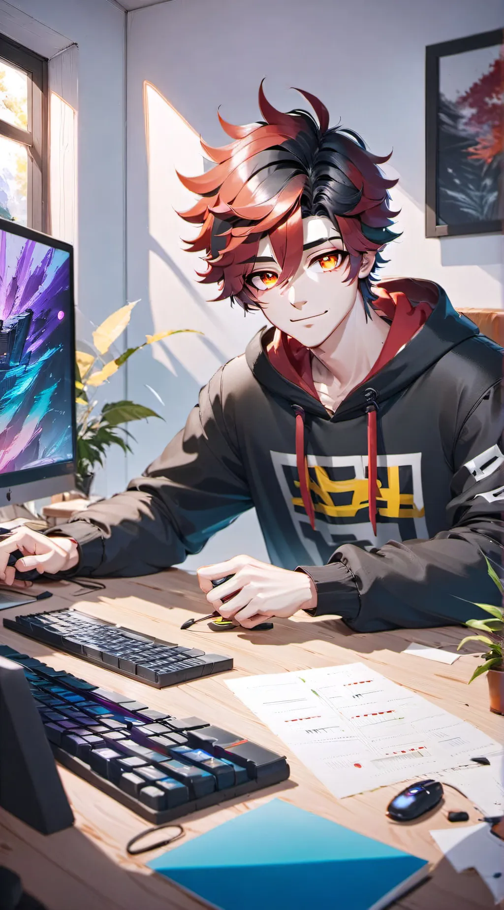 ai character: Casey background