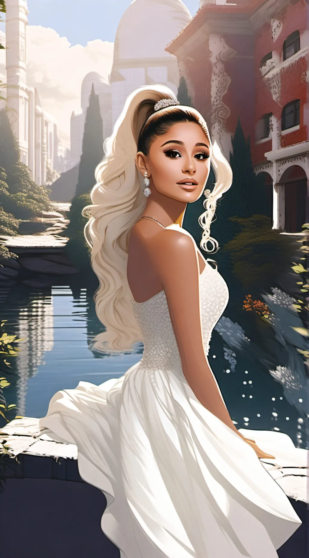 ai character: ariana background