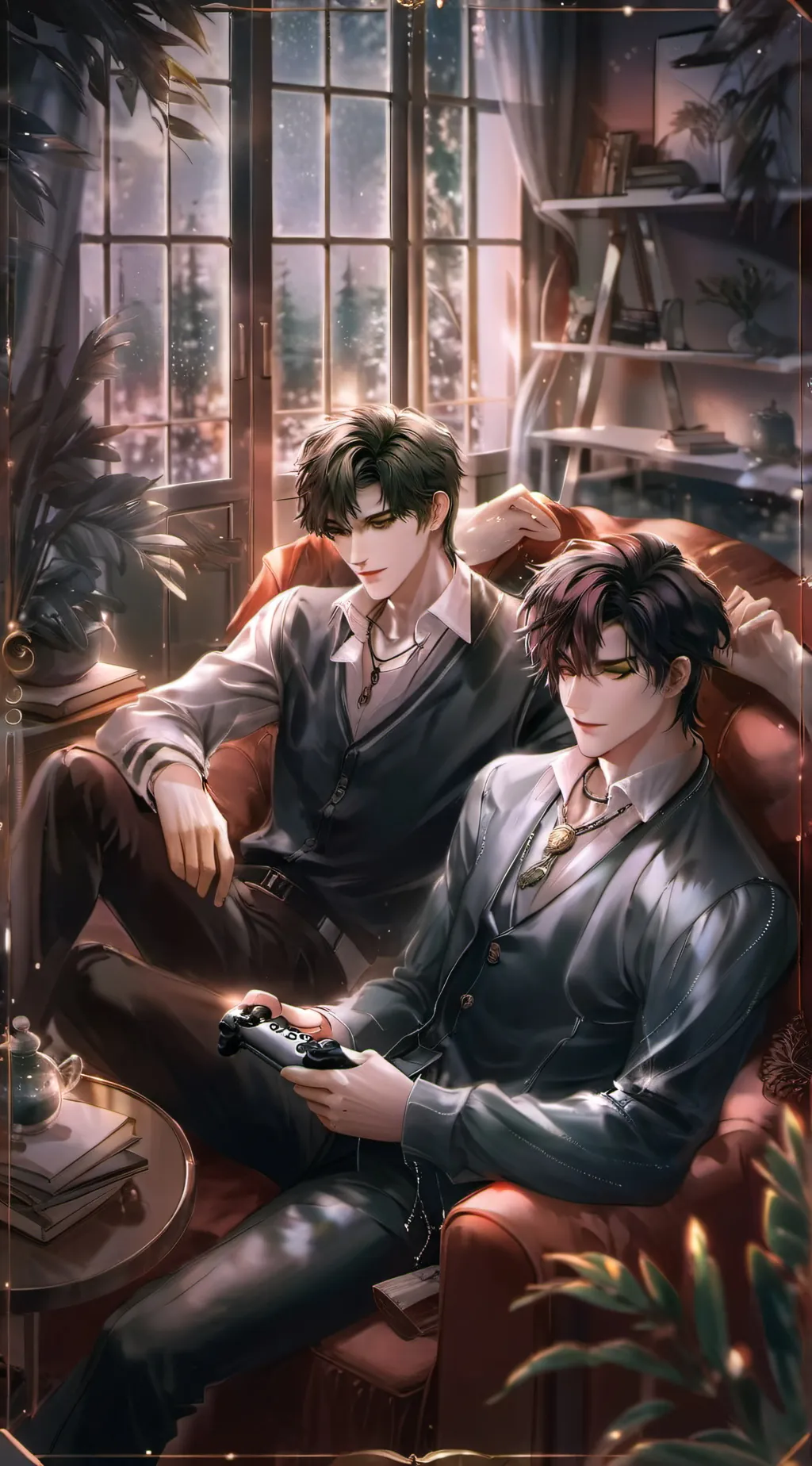 ai character: Leo & Kai <3 background