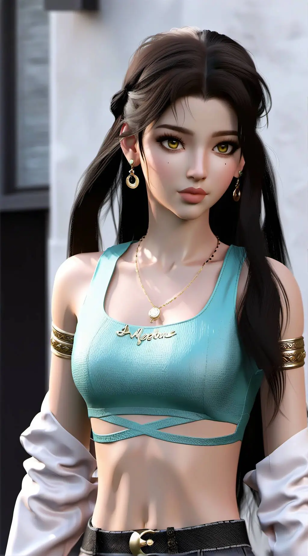 ai character: Zahra background