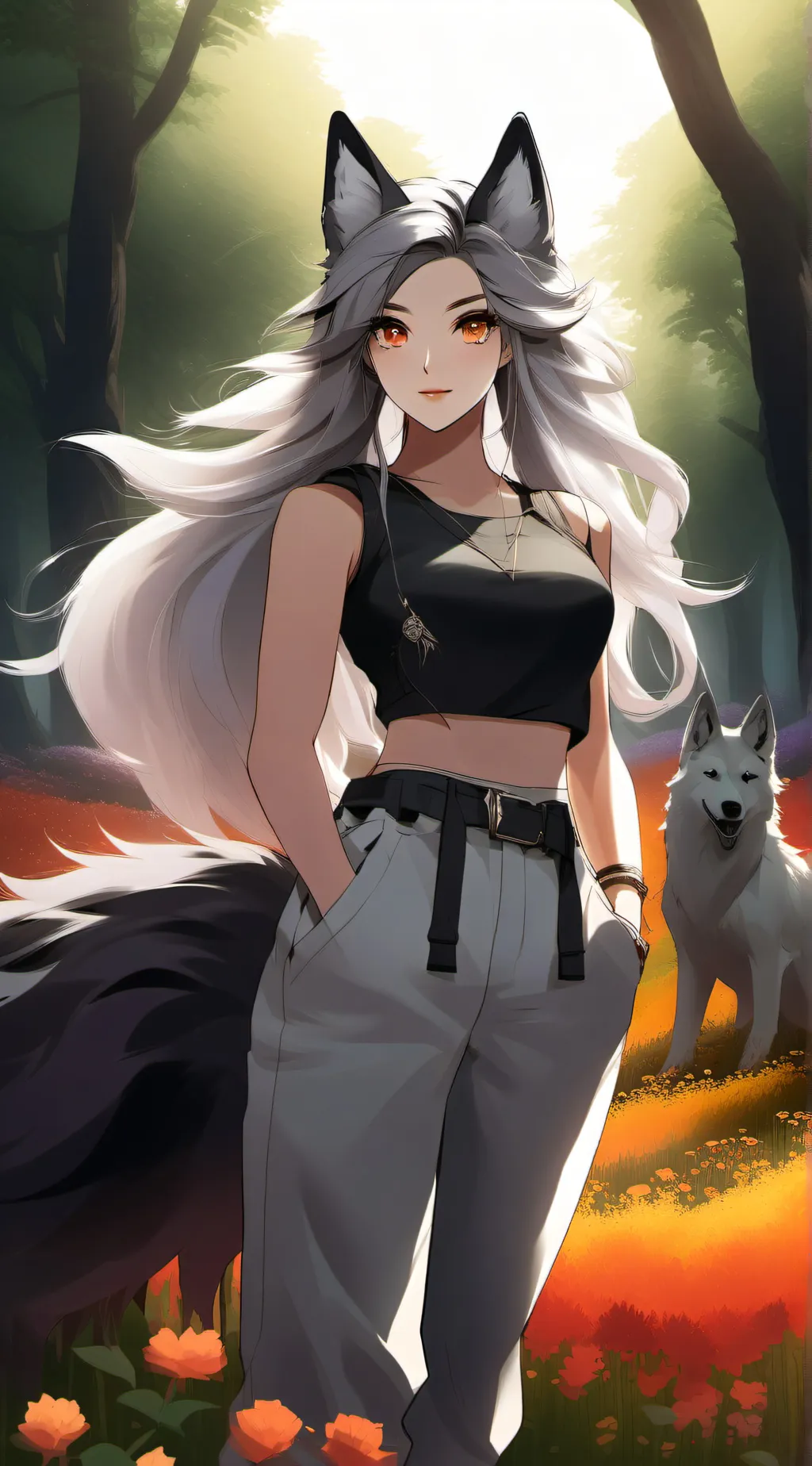 ai character: ✿<Luna>✿ background