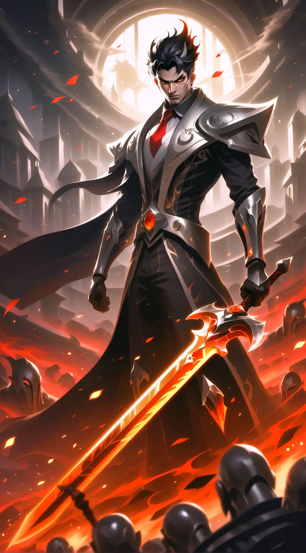 ai character:  tanggol  background