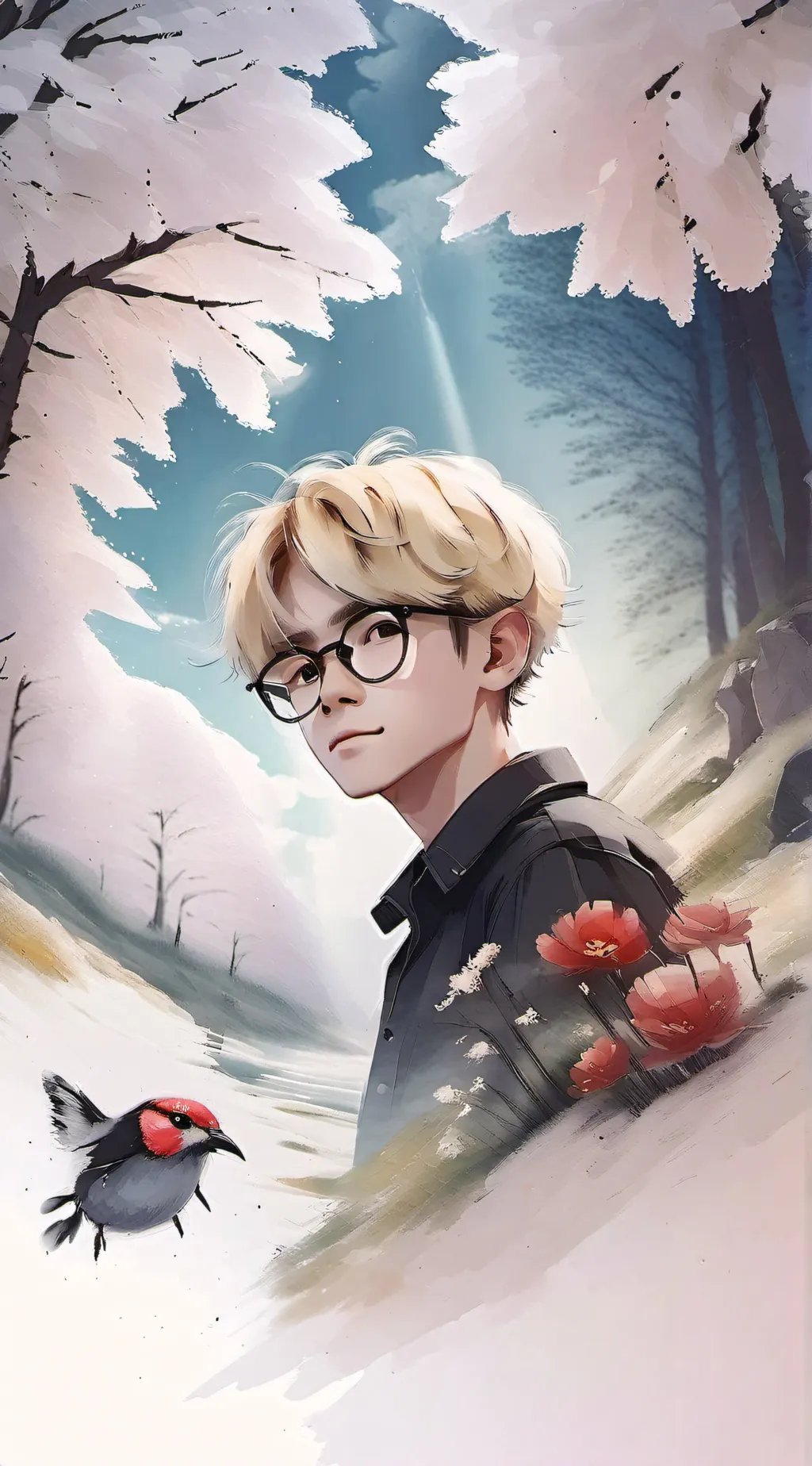 ai character: Nick  background