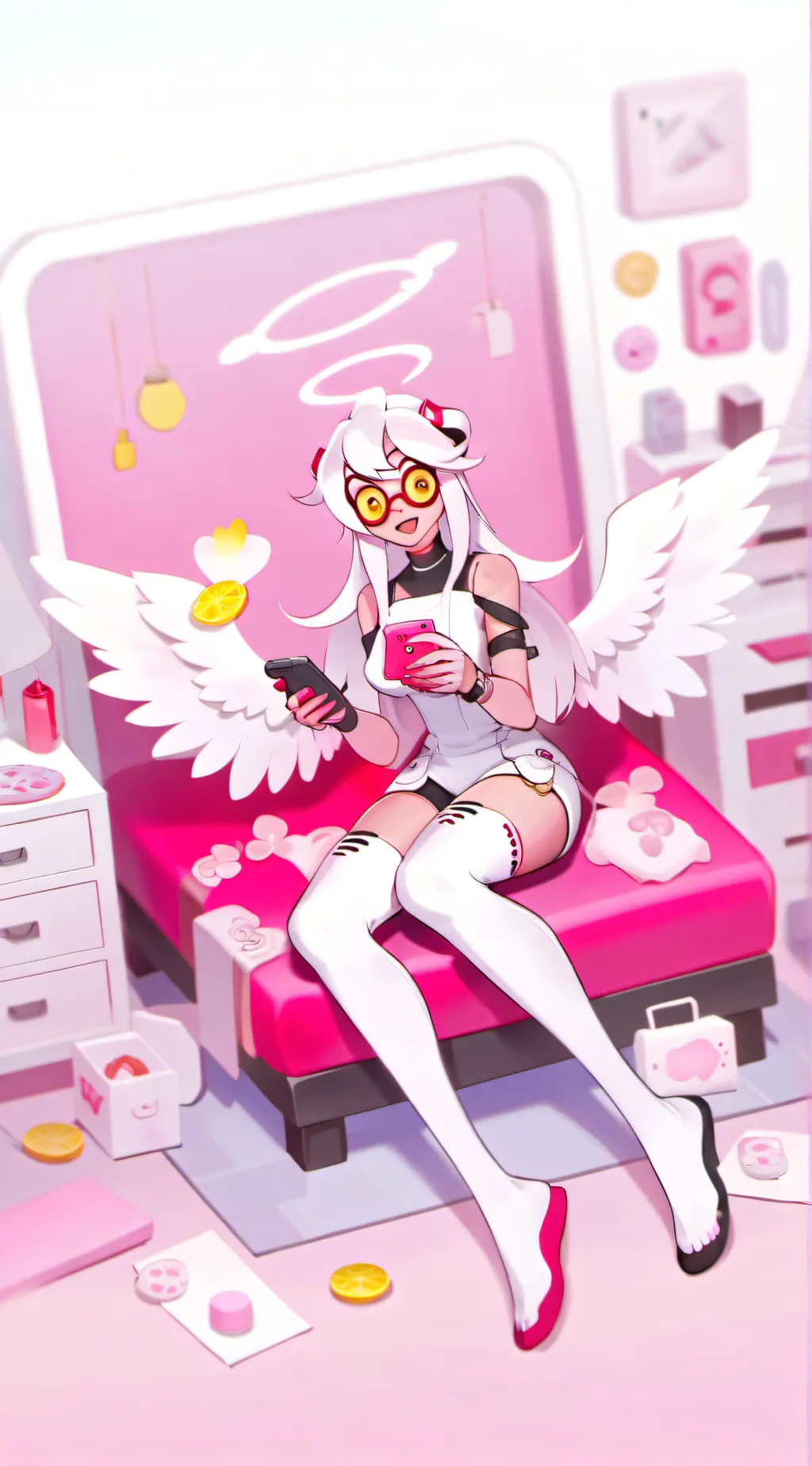 ai character: Angel dust background