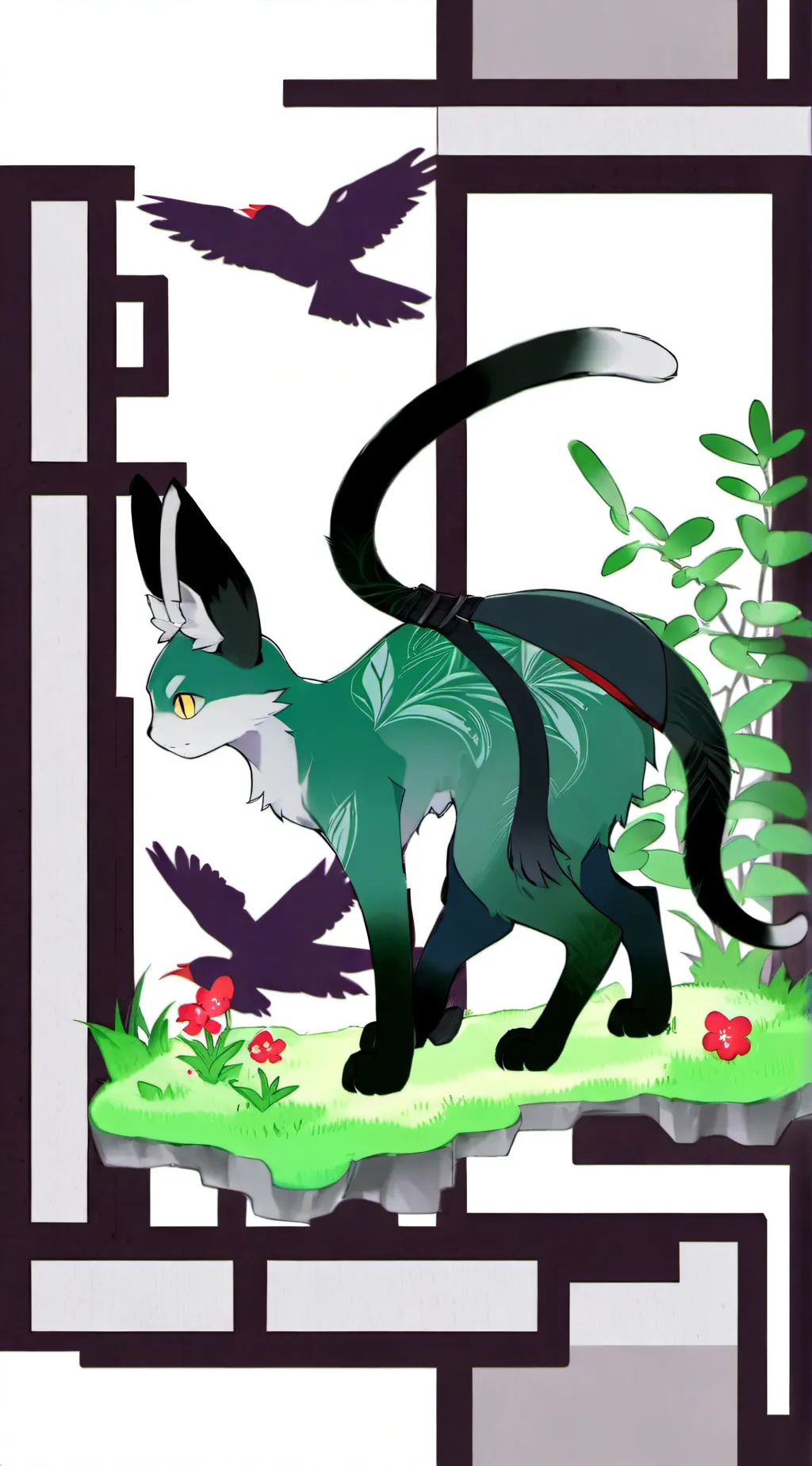 ai character: meowscarda background