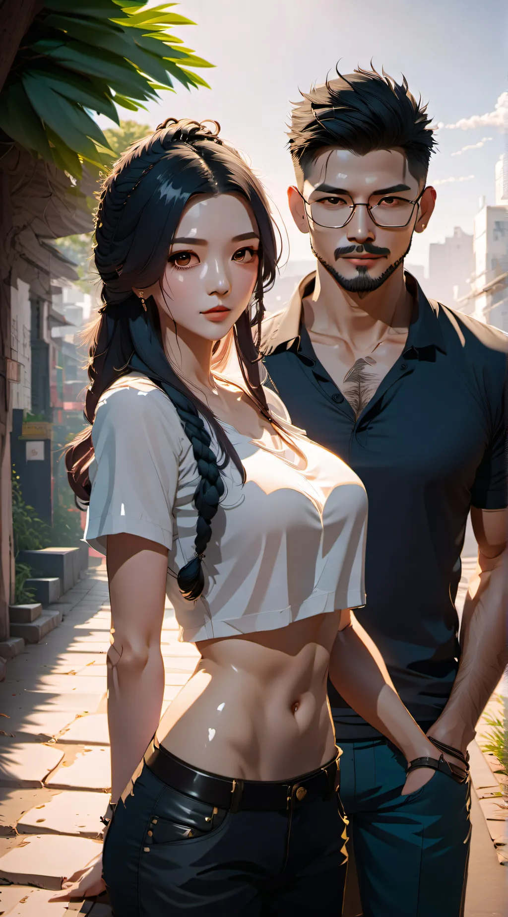 ai character: zai🫸🏻🫷🏻🤓 background