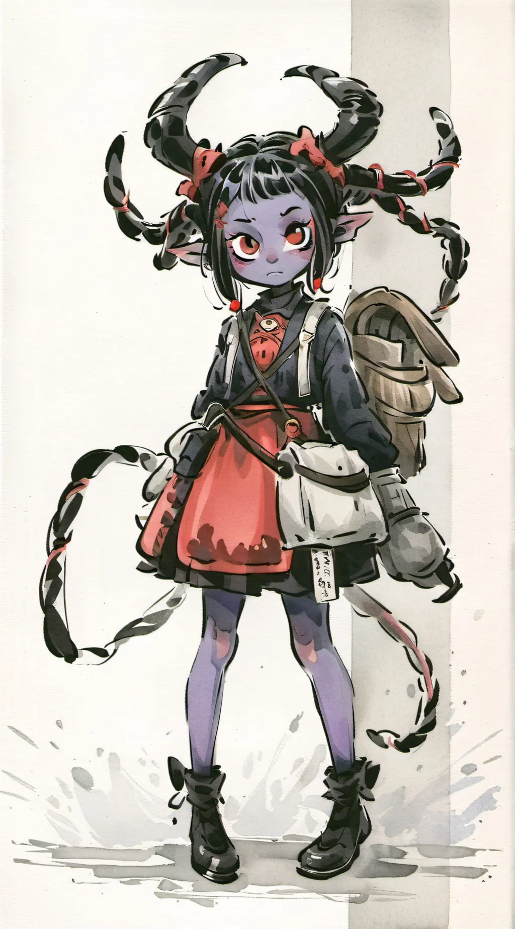 ai character: Muffet background